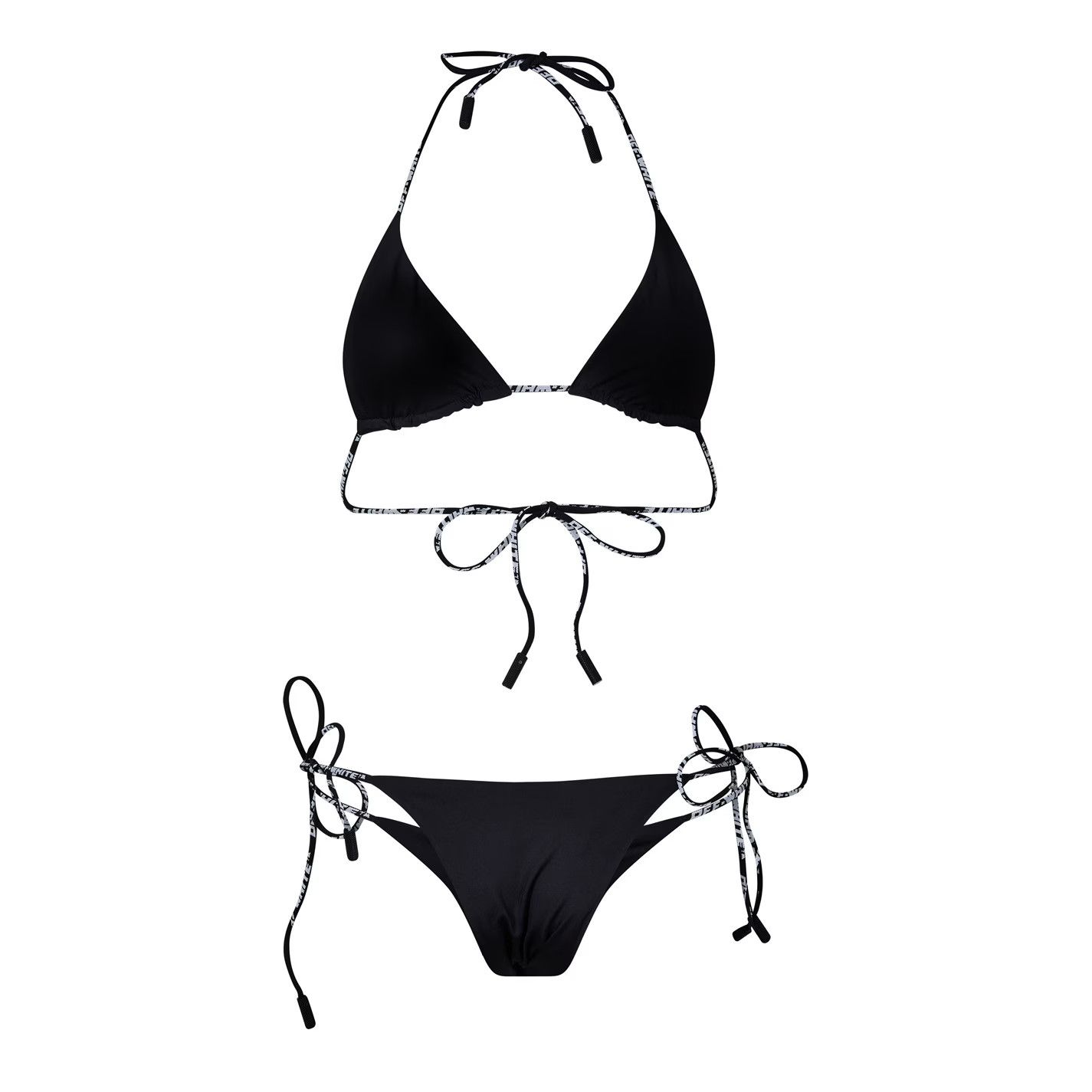 Off-White o1g2r1mq0125 Size: L / Beachwear Bikini Set in Black Size ONE SIZE - 2 Thumbnail