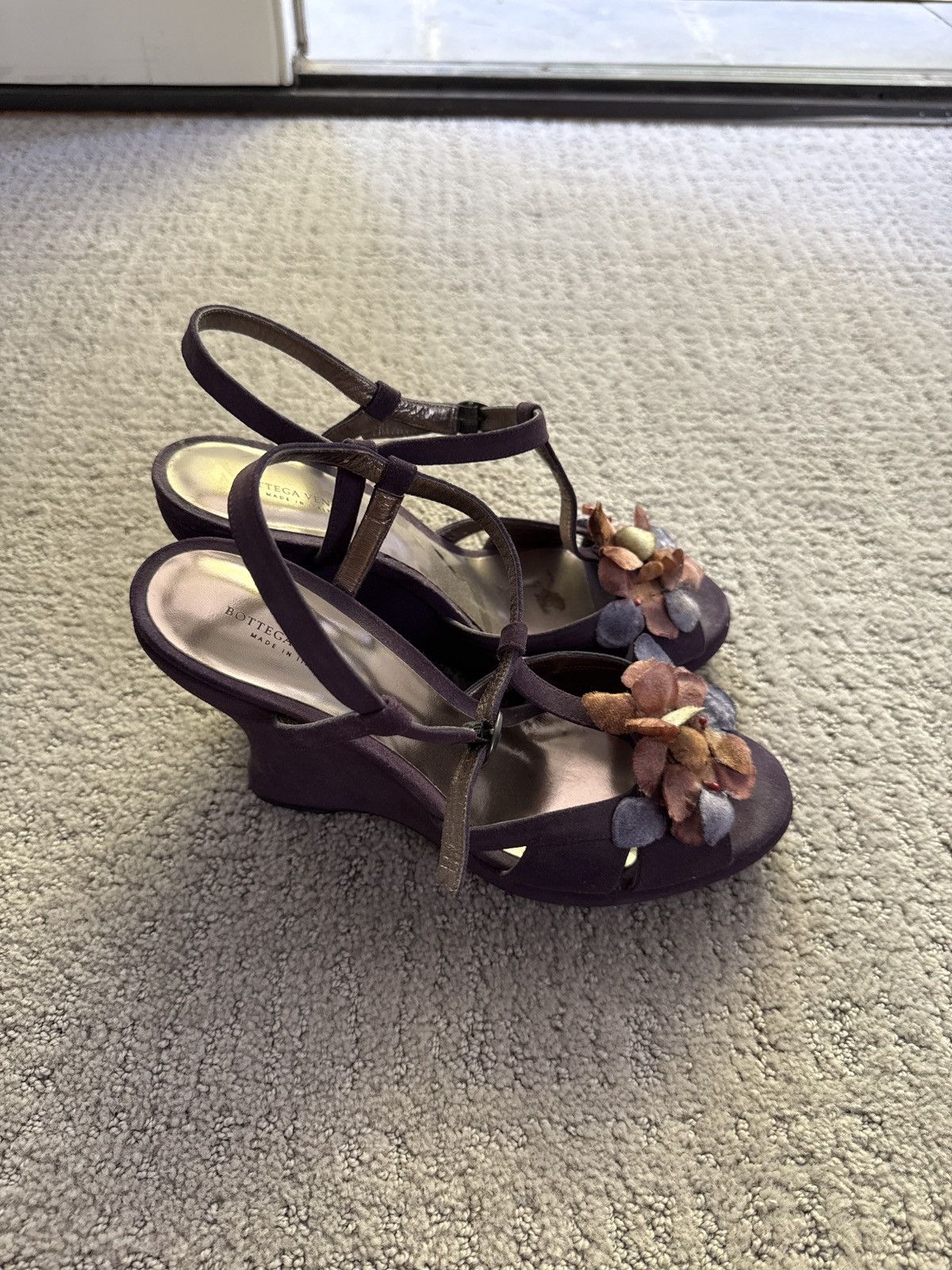 Bottega Veneta Bottega Veneta Floral Heels Vintage Size US 10.5 / IT 40.5 - 2 Thumbnail