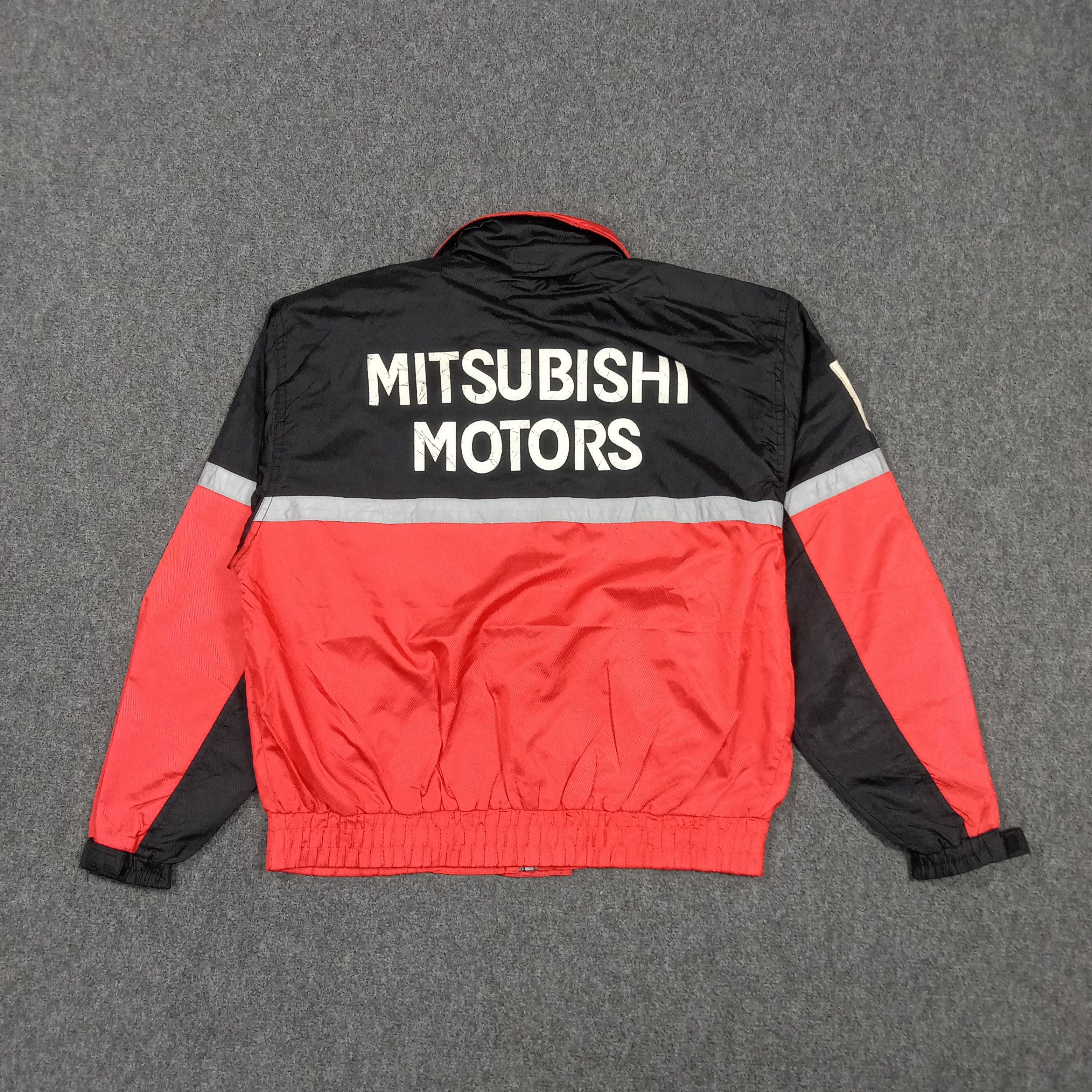Japanese Brand Mitsubishi Motors Japanese Racin Staff Worker Jacket C292N10 Size US L / EU 52-54 / 3 - 1 Thumbnail