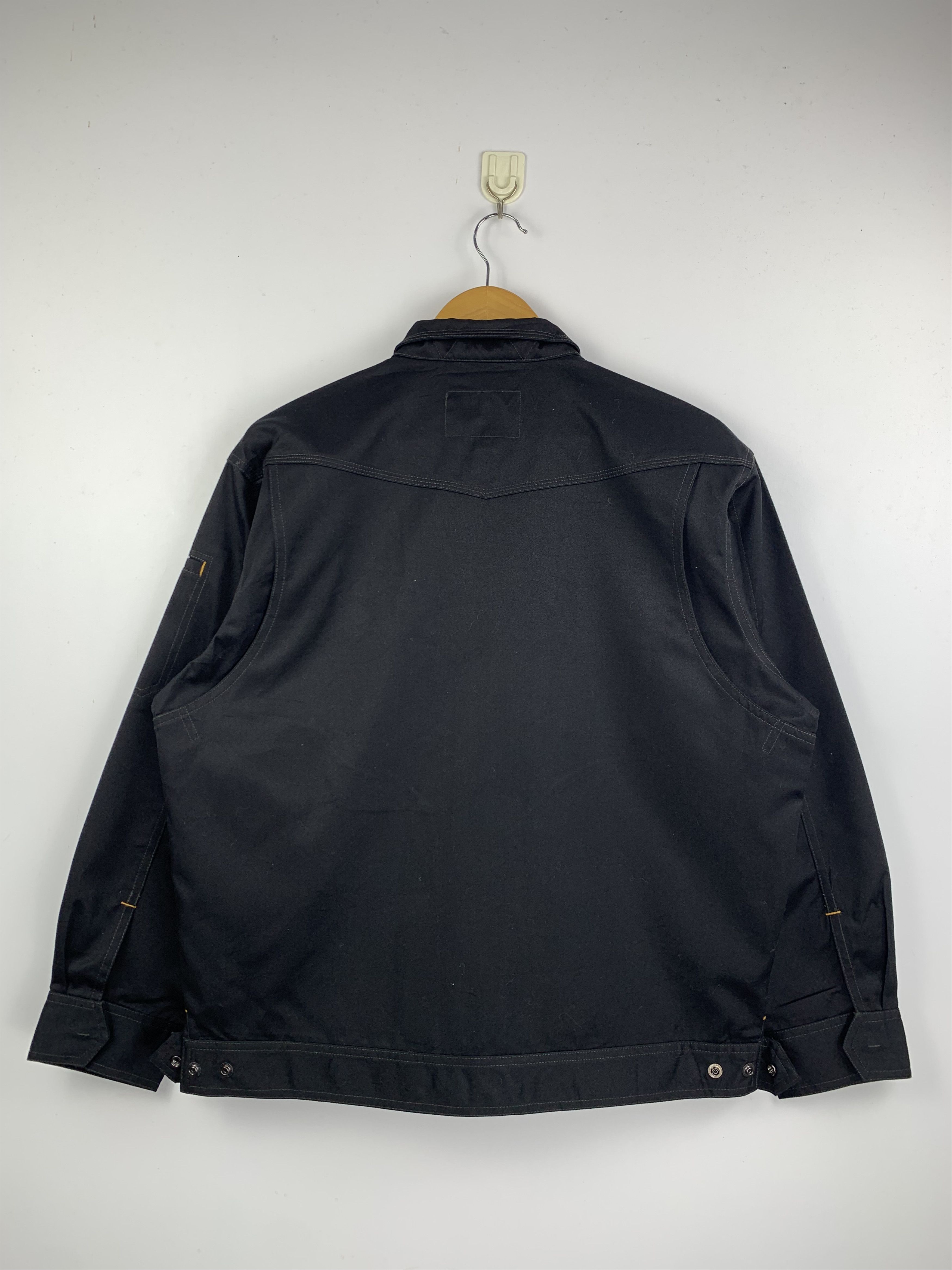 Japanese Brand Vintage Japanese Designer Worker Denim Jacket J1608 Size US L / EU 52-54 / 3 - 3 Thumbnail