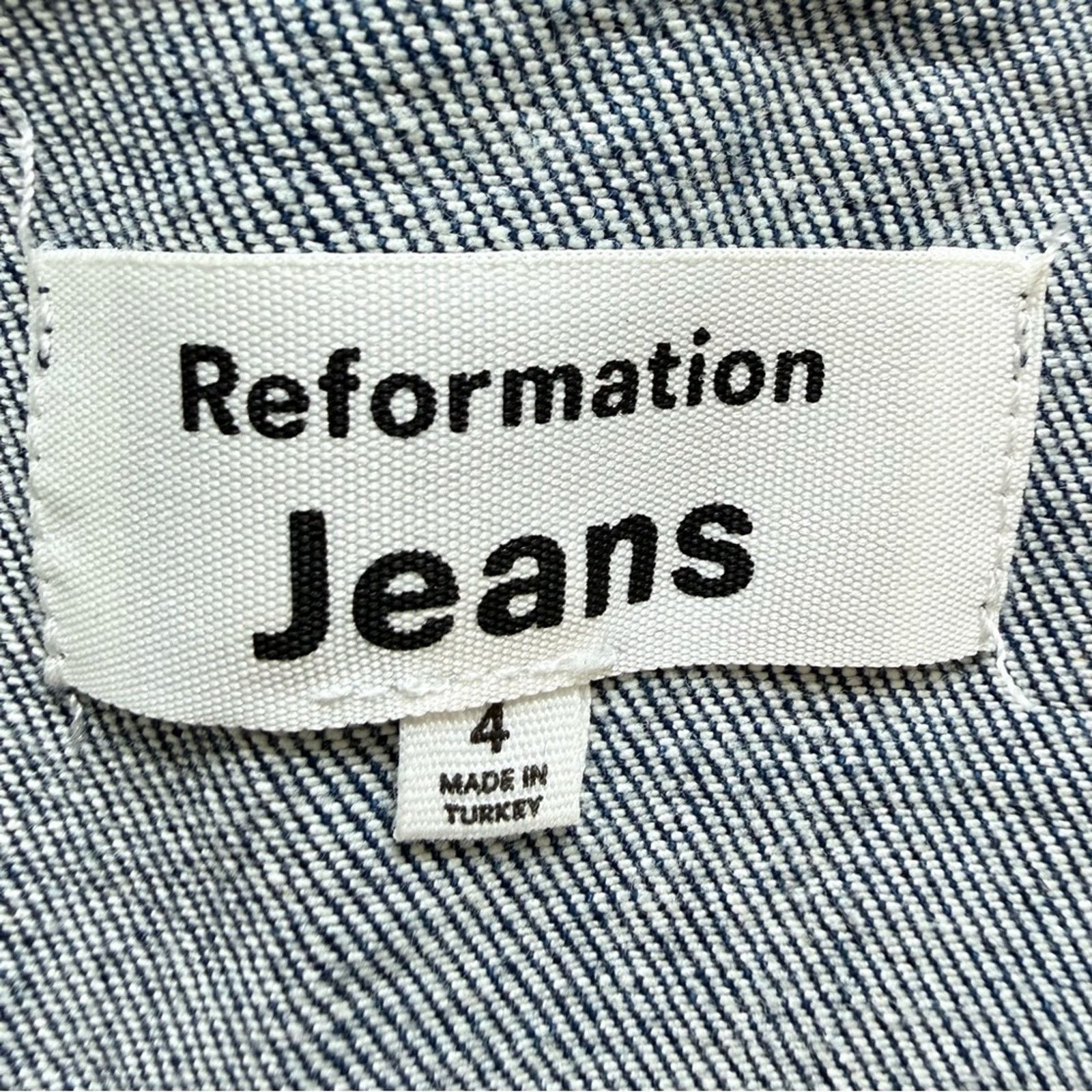 Reformation Reformation women jeans vest size 4 US Size S / US 4 / IT 40 - 4 Thumbnail