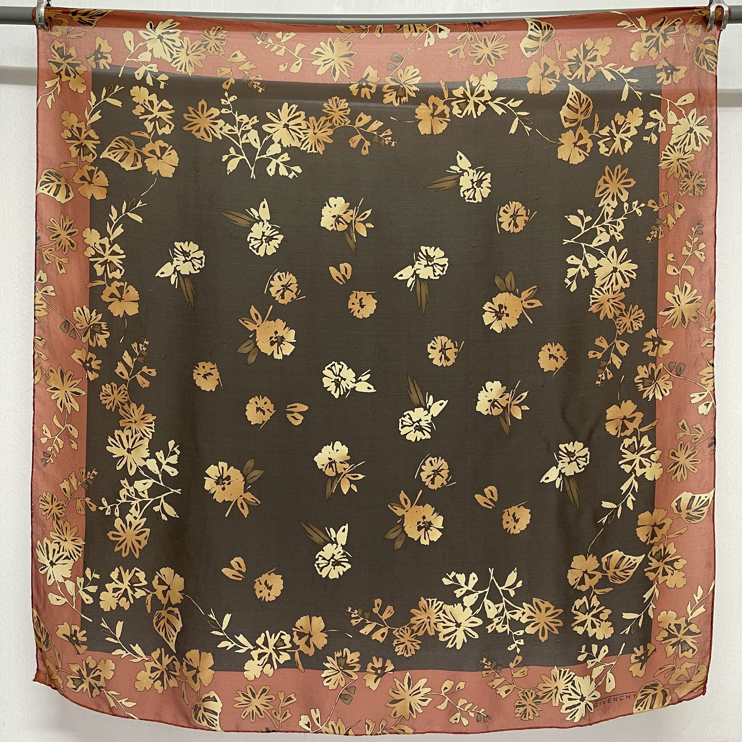 Givenchy Vintage Givenchy Silk Scarf - S7040 Size ONE SIZE - 4 Thumbnail