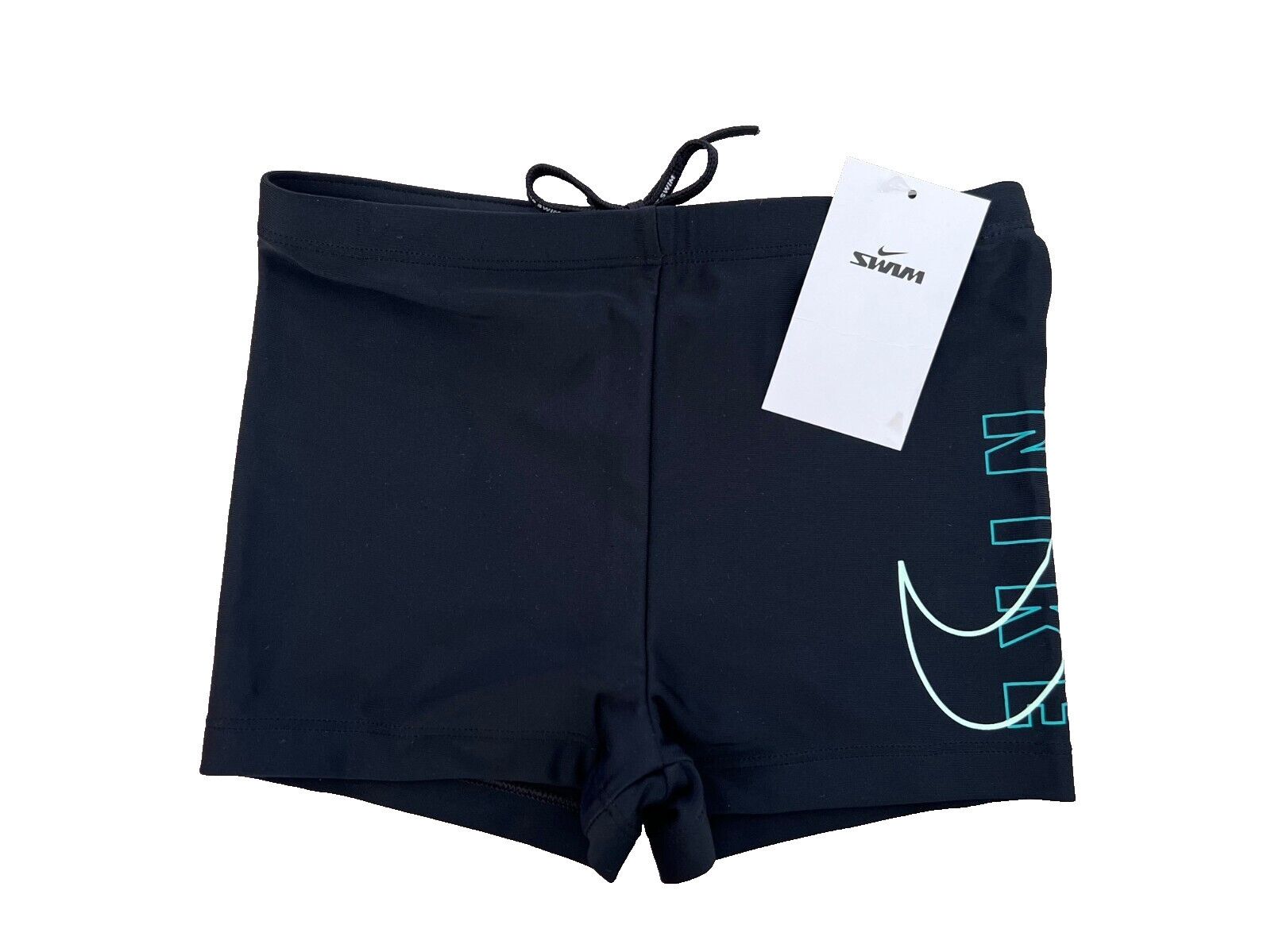 Nike Nike Reflect Logo NESSC583 Square Swim Briefs Black ( XS ) Size US 26 / EU 42 - 2 Thumbnail