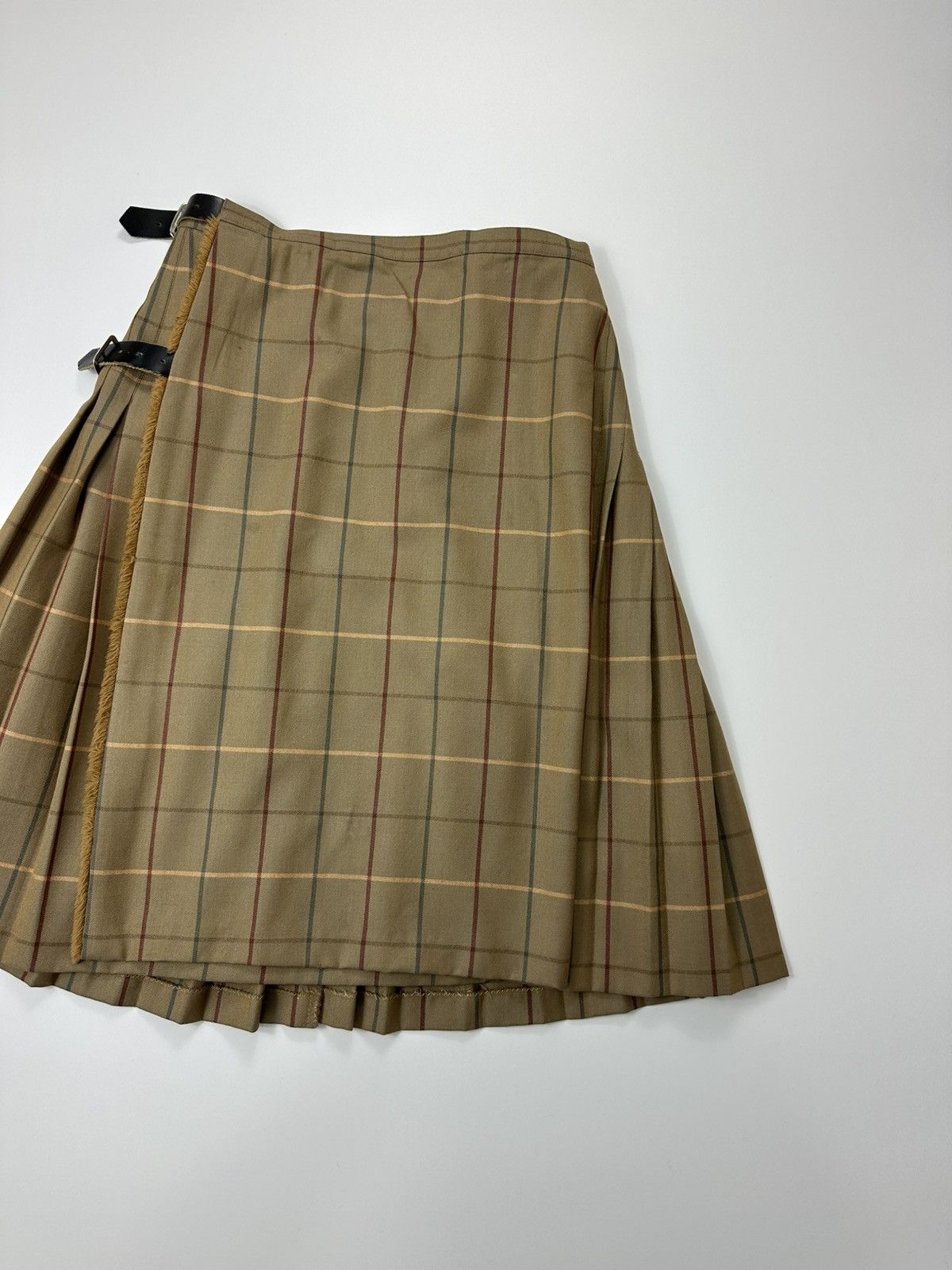 90's Burberrys Vintage Wool Skirt Nova Check