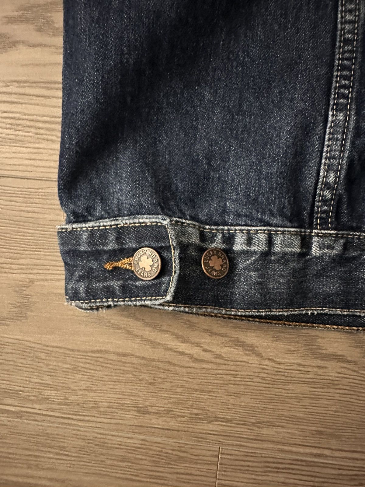 Lucky Brand Lucky Brand Denim Trucker Jacket Size US XL / EU 56 / 4 - 7 Thumbnail