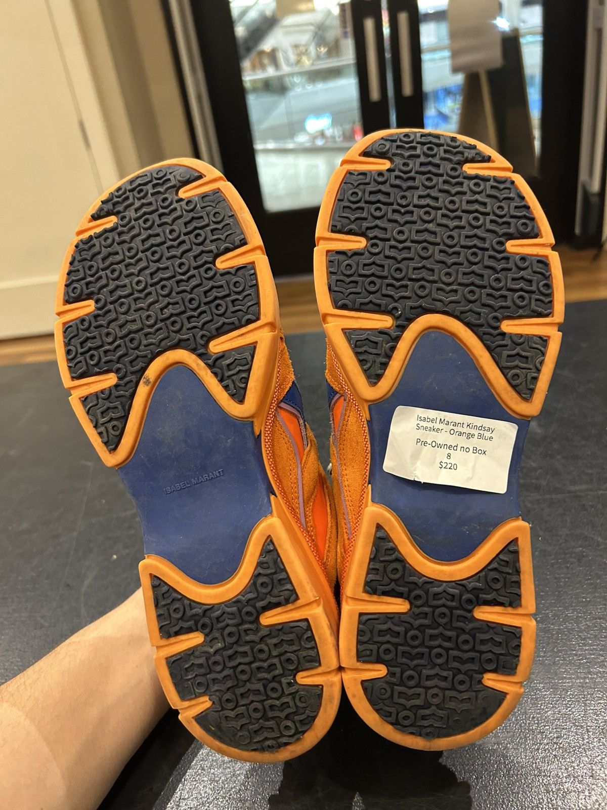 Isabel Marant Isabel Marant Kindsay Sneaker - Orange Blue Size US 8 / EU 41 - 7 Thumbnail