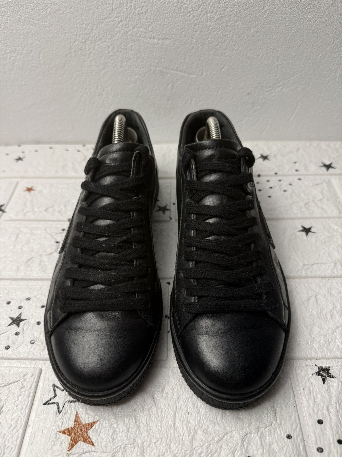 Kenzo KENZO Tennix US8 UK7 EUR41 sneakers casual leather black Size US 8 / EU 41 - 3 Thumbnail