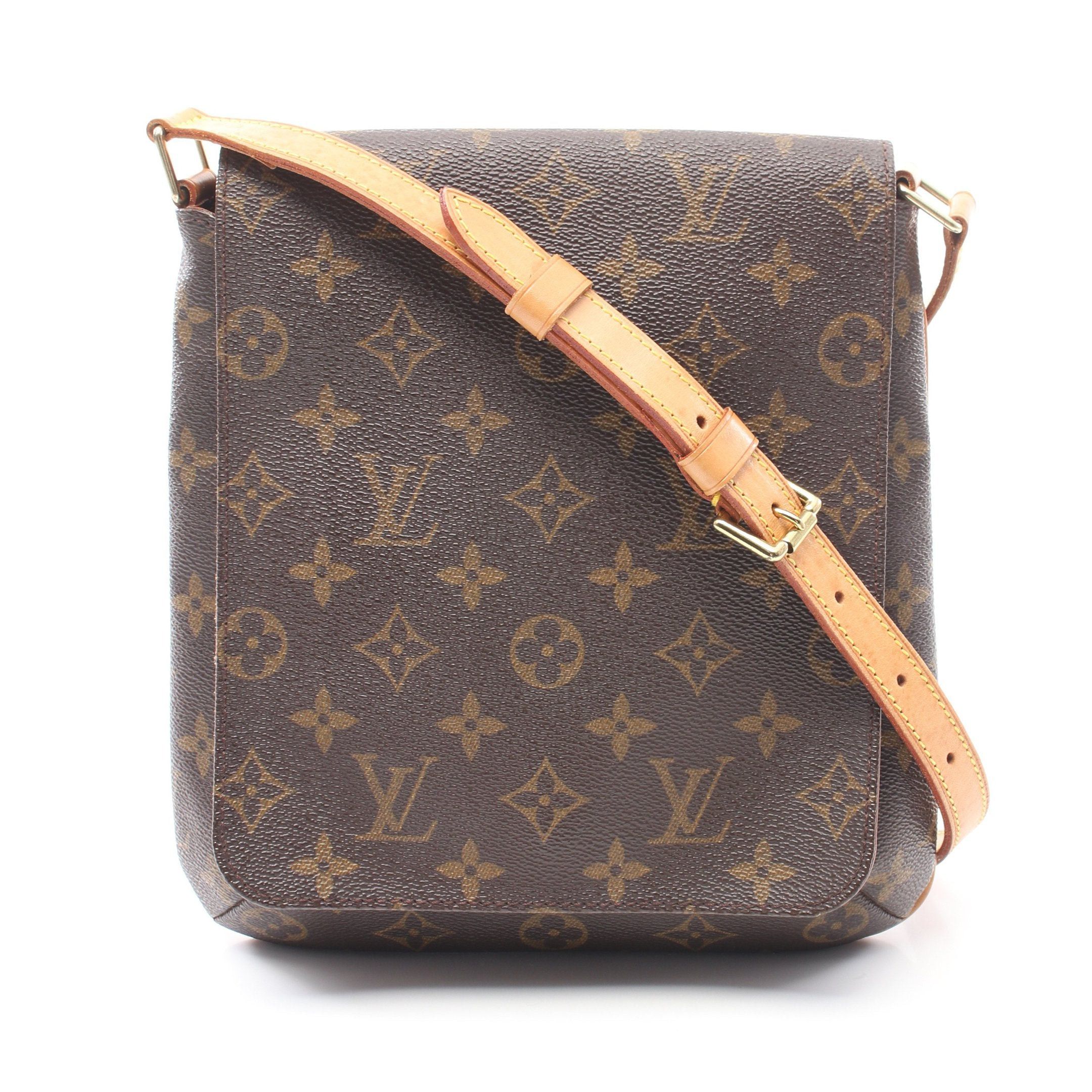 Louis Vuitton Louis Vuitton Musette Salsa Short Strap Monogram Shoulder Bag Leather Brown Size ONE SIZE - 1 Thumbnail