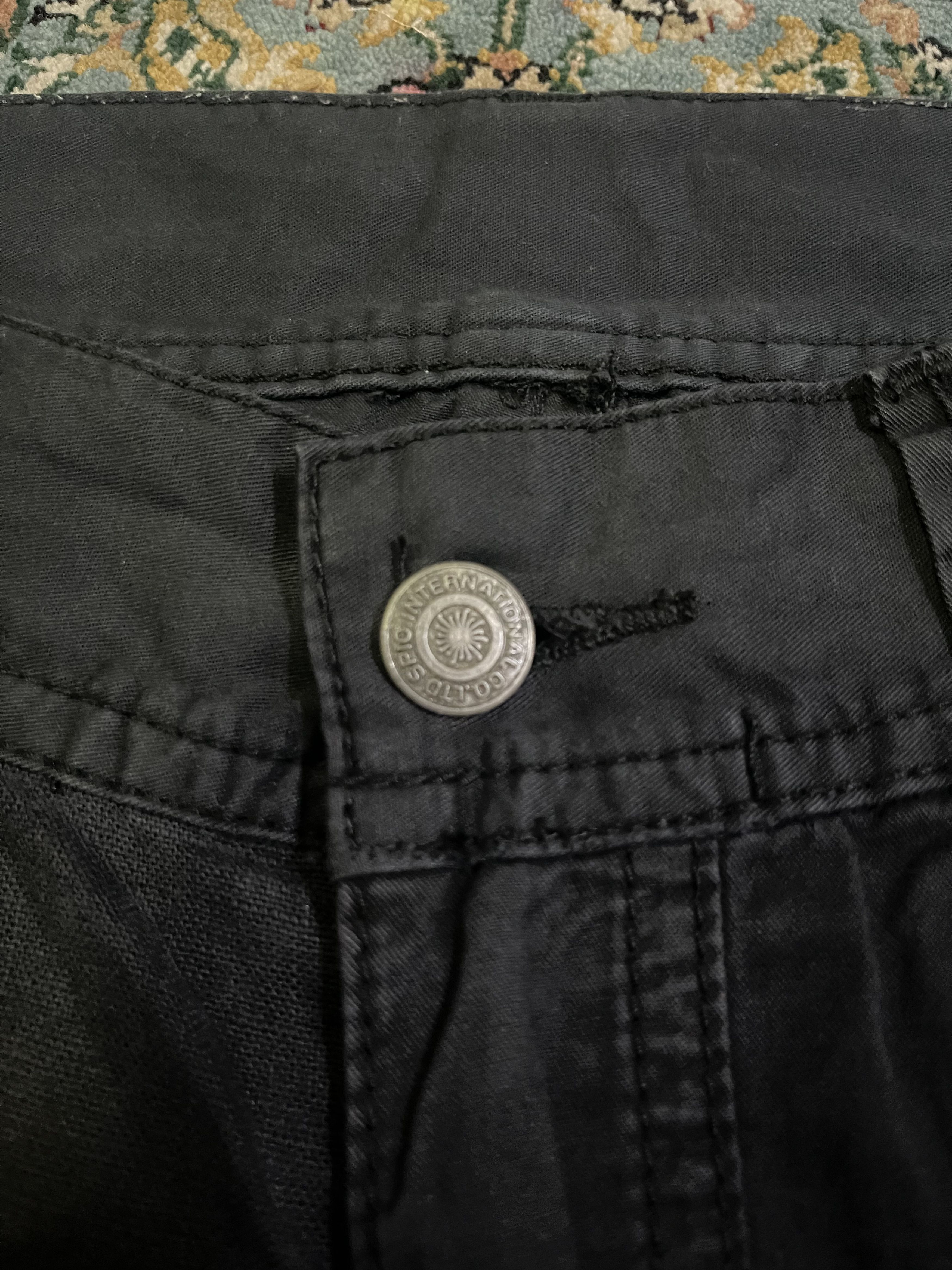 Tornado Mart Tornado Mart Black Multipocket Tactical Combat Slim Straight Size US 30 / EU 46 - 6 Thumbnail