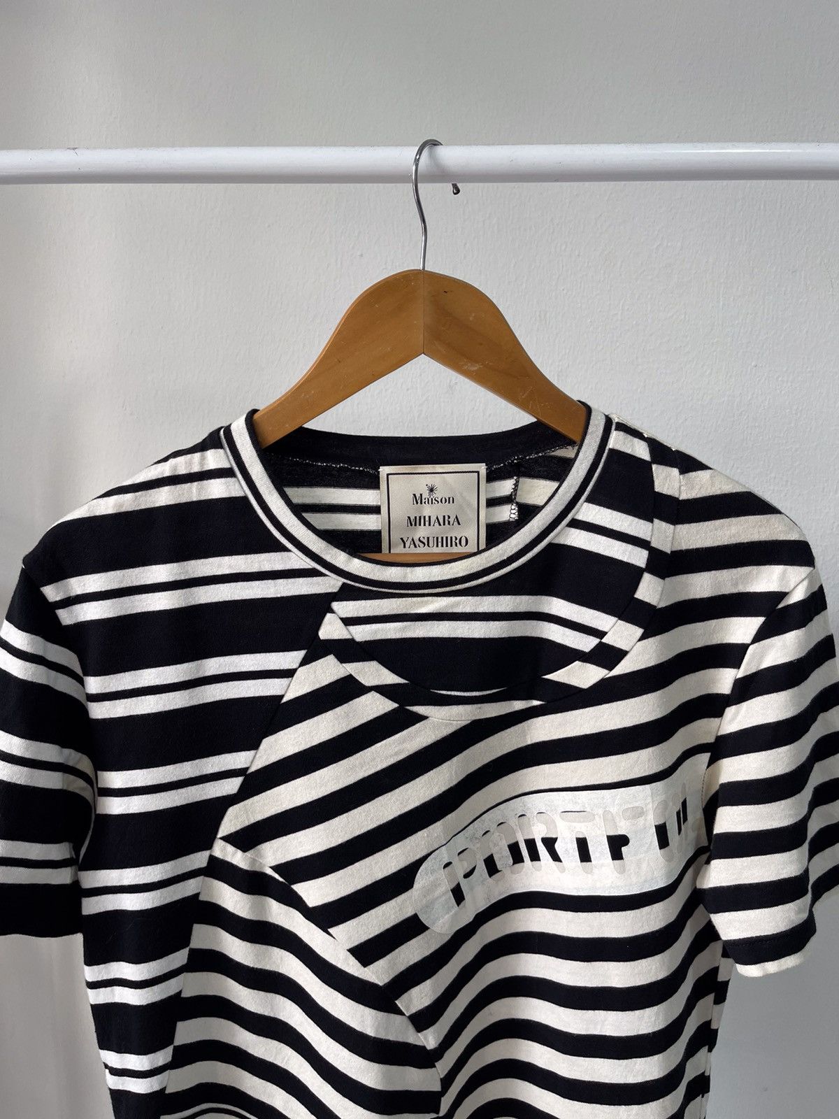 Maison MIHARA YASUHIRO Rare SAMPLE Miharayasuhiro Cut and Sew Rework Tee A2 Size US M / EU 48-50 / 2 - 4 Thumbnail