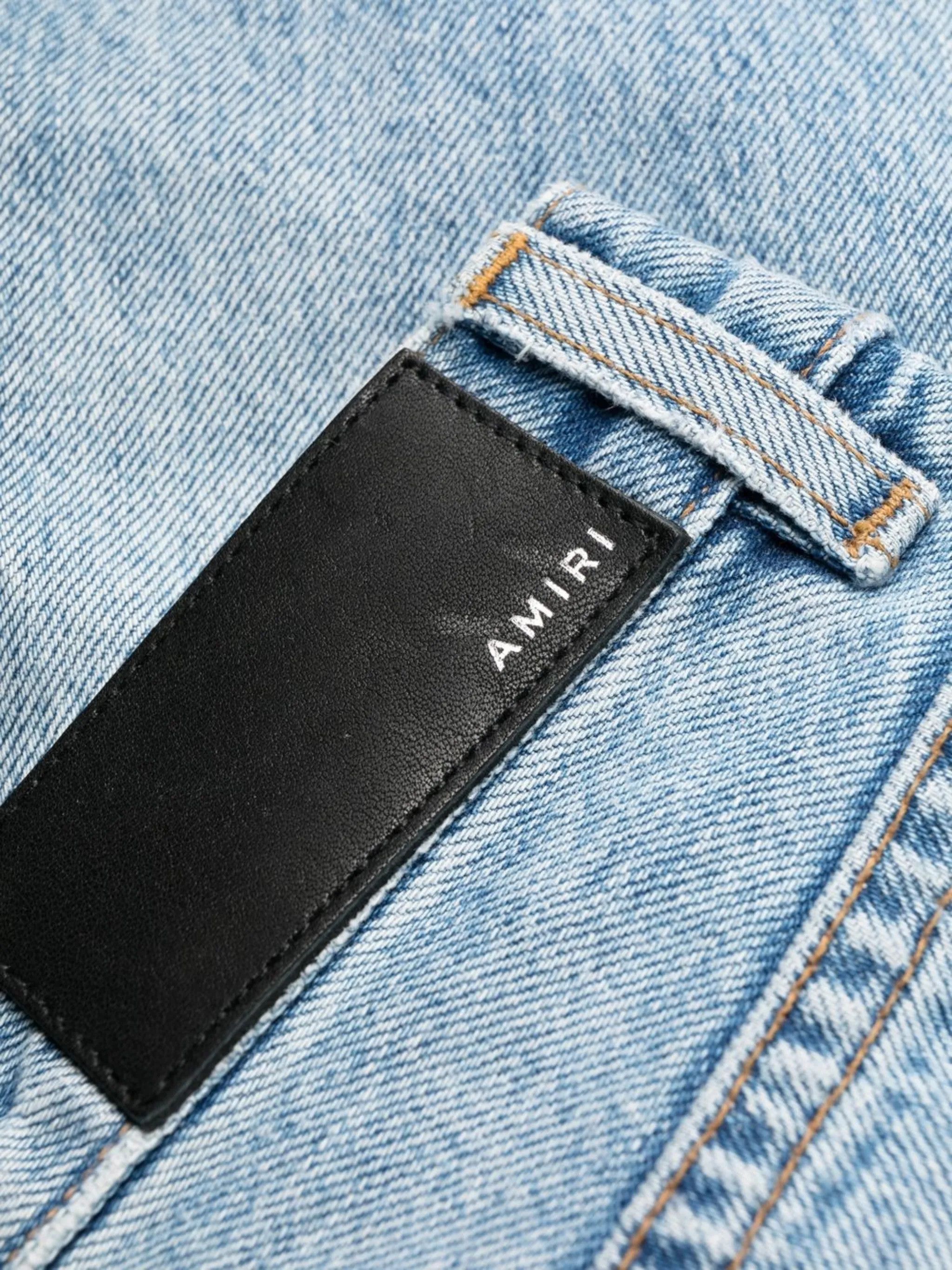 Amiri o1y0425 Denim Jeans in Blue Size 28" / US 6 / IT 42 - 6 Thumbnail