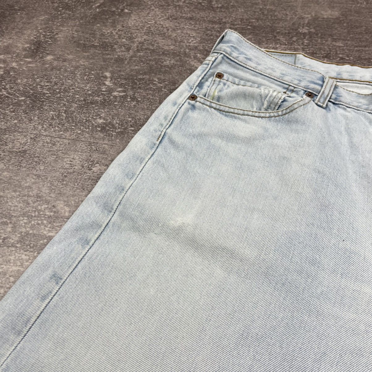 Levi's Vintage 90’s Distressed Levis 501 Size US 34 / EU 50 - 14 Thumbnail