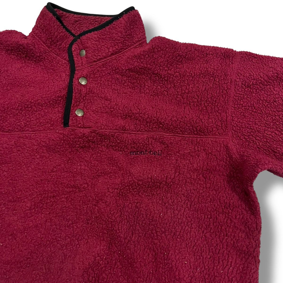 Japanese Brand × Montbell Montbell Fleece Fur Button Long Sleeve Shirt Size US M / EU 48-50 / 2 - 4 Thumbnail