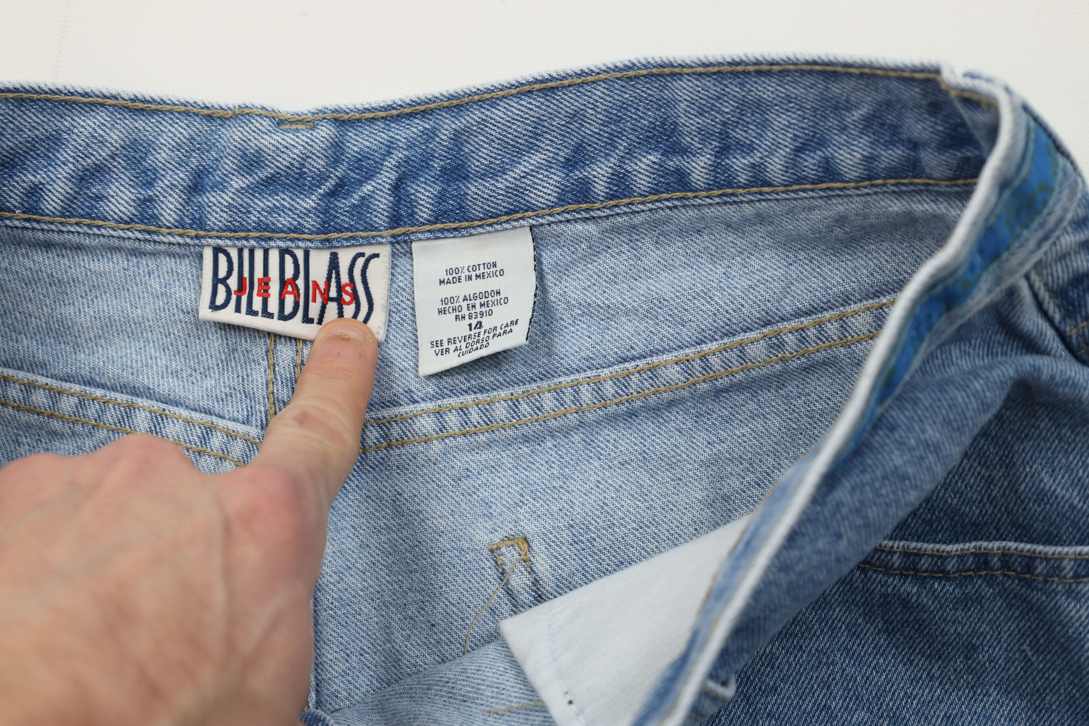 Vintage Vintage 90s Streetwear Trim Denim Jean Shorts Jorts Blue Size 36" / US 14 / IT 50 - 7 Thumbnail