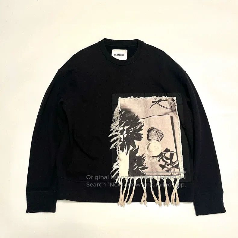Jil Sander Jil Sander Fringe patchwork collaboration long-sleeve hood Size S / US 4 / IT 40 - 1 Thumbnail