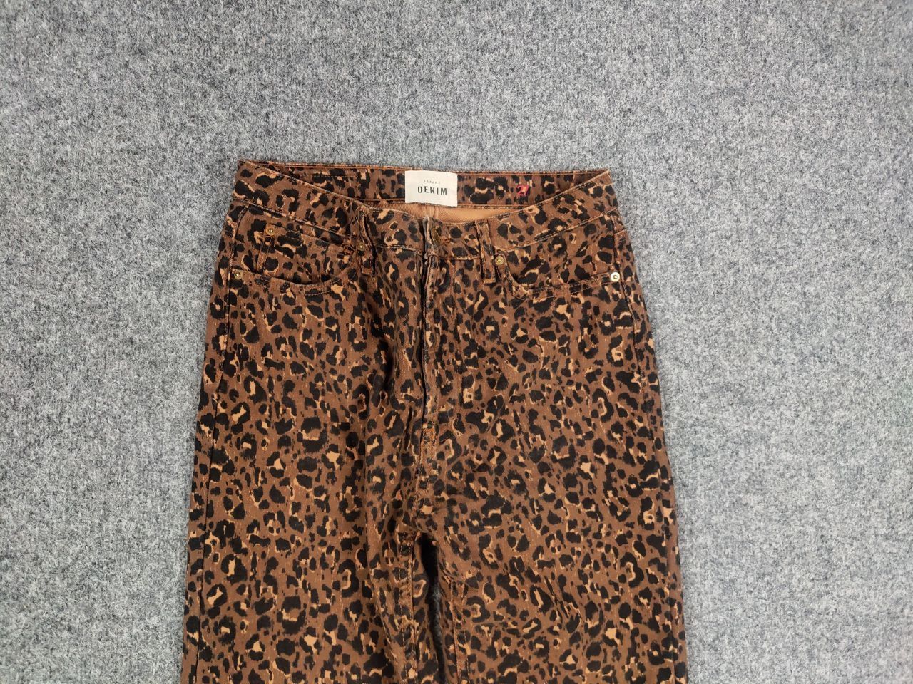 Sezane Sezane France Design Art Leopard brown Denim Ankle Jeans Size 27" / US 4 / IT 40 - 7 Thumbnail