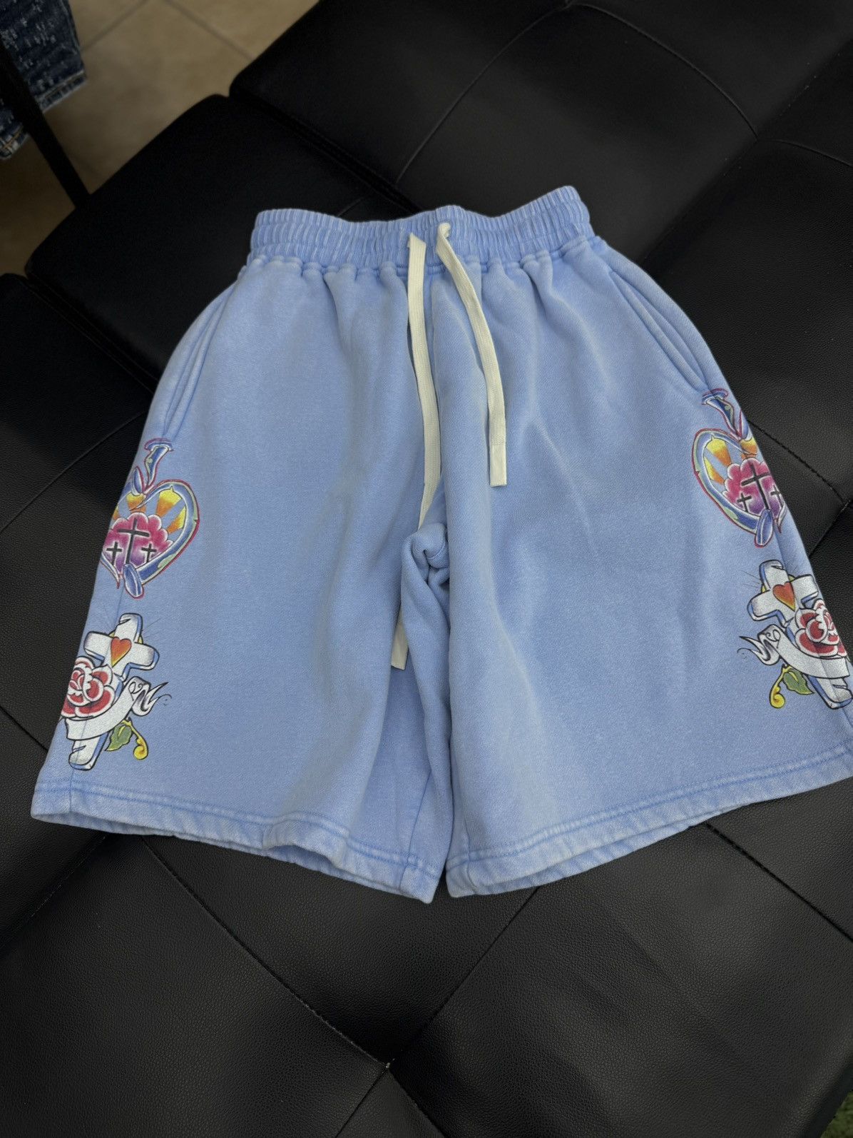 Other We Are Righteous Blue Cotton Shorts Size XS (NEW) Size US 28 / EU 44 - 1 Thumbnail