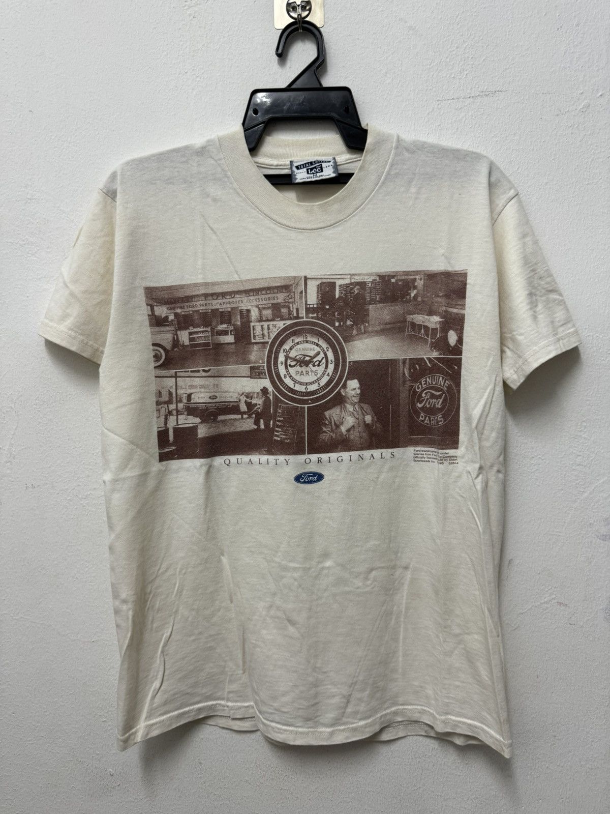 Ford × Vintage Vintage 1990s Ford Car Promo Graphic T Shirt Men's L White Size US M / EU 48-50 / 2 - 1 Thumbnail
