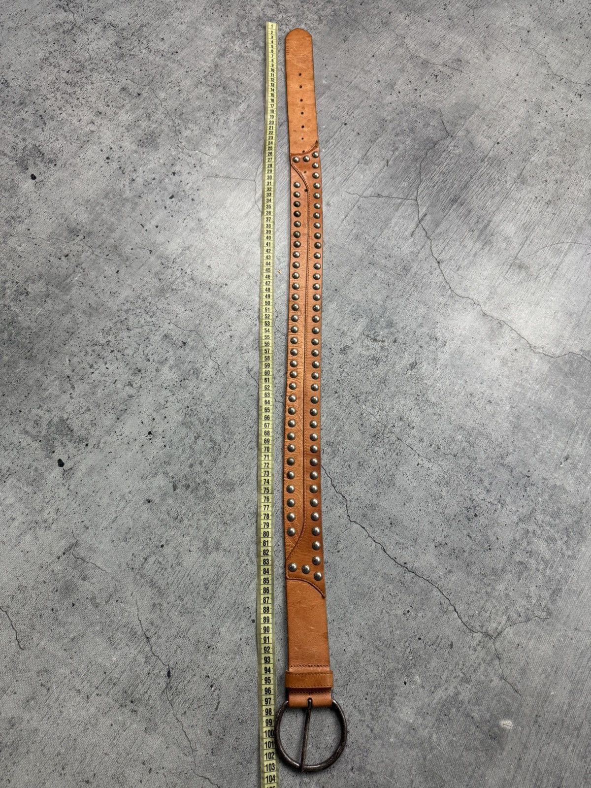 Vintage Vintage Y2K Bb.Simon Style Punk Cross Logo 🤎belt Japanese Size ONE SIZE - 4 Thumbnail