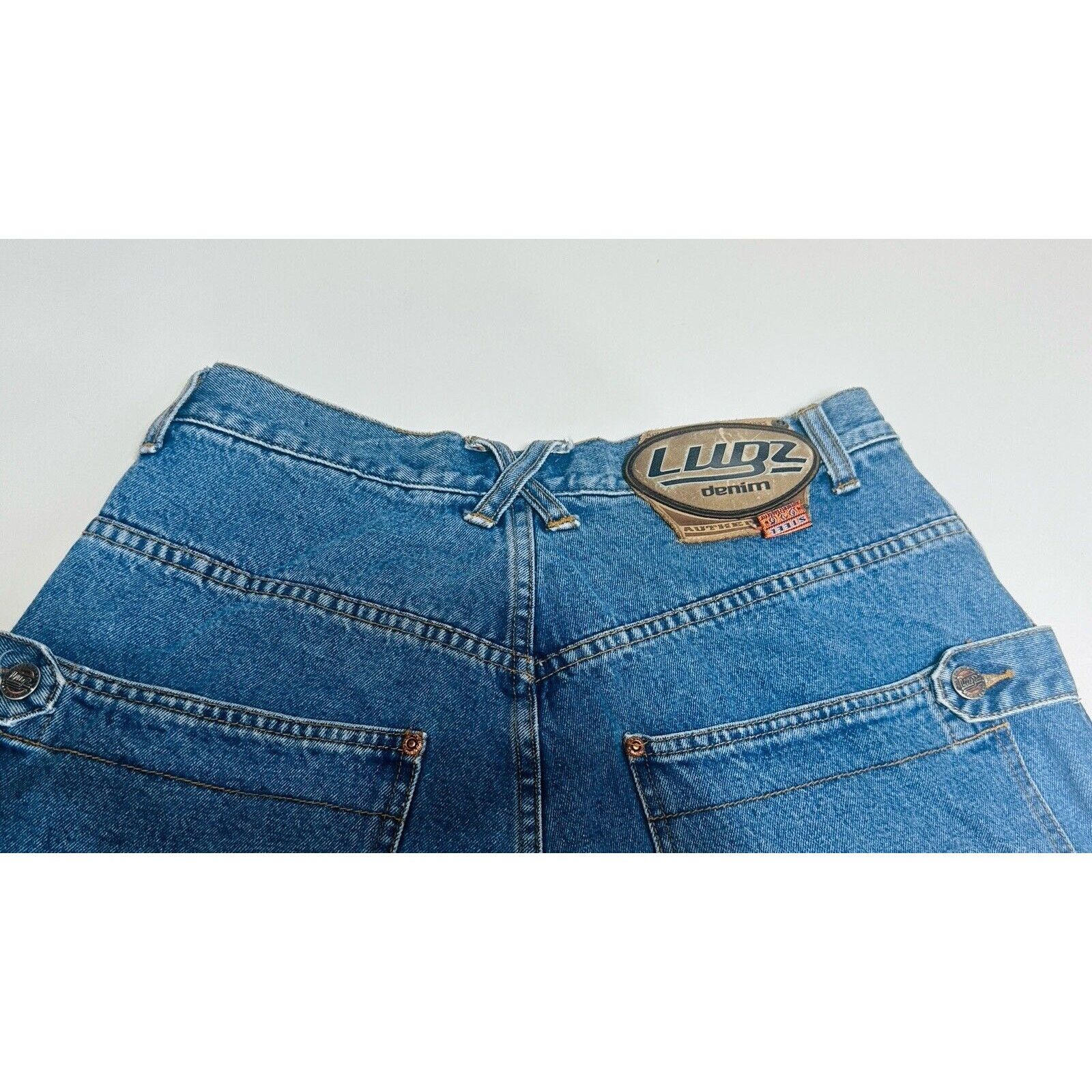 Lugz Vintage Lugz Carpenter Baggy Hip Hop Jean Shorts 90s Size 32 Size US 32 / EU 48 - 5 Thumbnail
