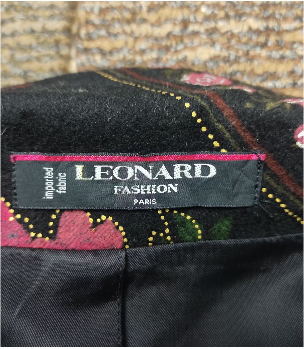 Leonard Paris Leonard Paris Wool Coat Size Medium or Large - Floral Print Size US L / EU 52-54 / 3 - 3 Thumbnail