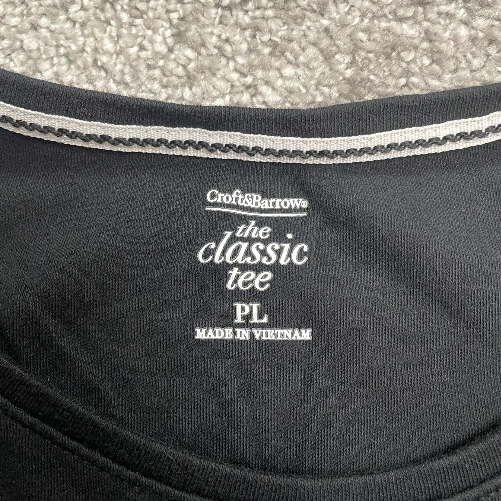 Croft & Barrow Croft & Barrow The Classic Tee Womens PL Black Cotton T-Shirt Size L / US 10 / IT 46 - 4 Thumbnail
