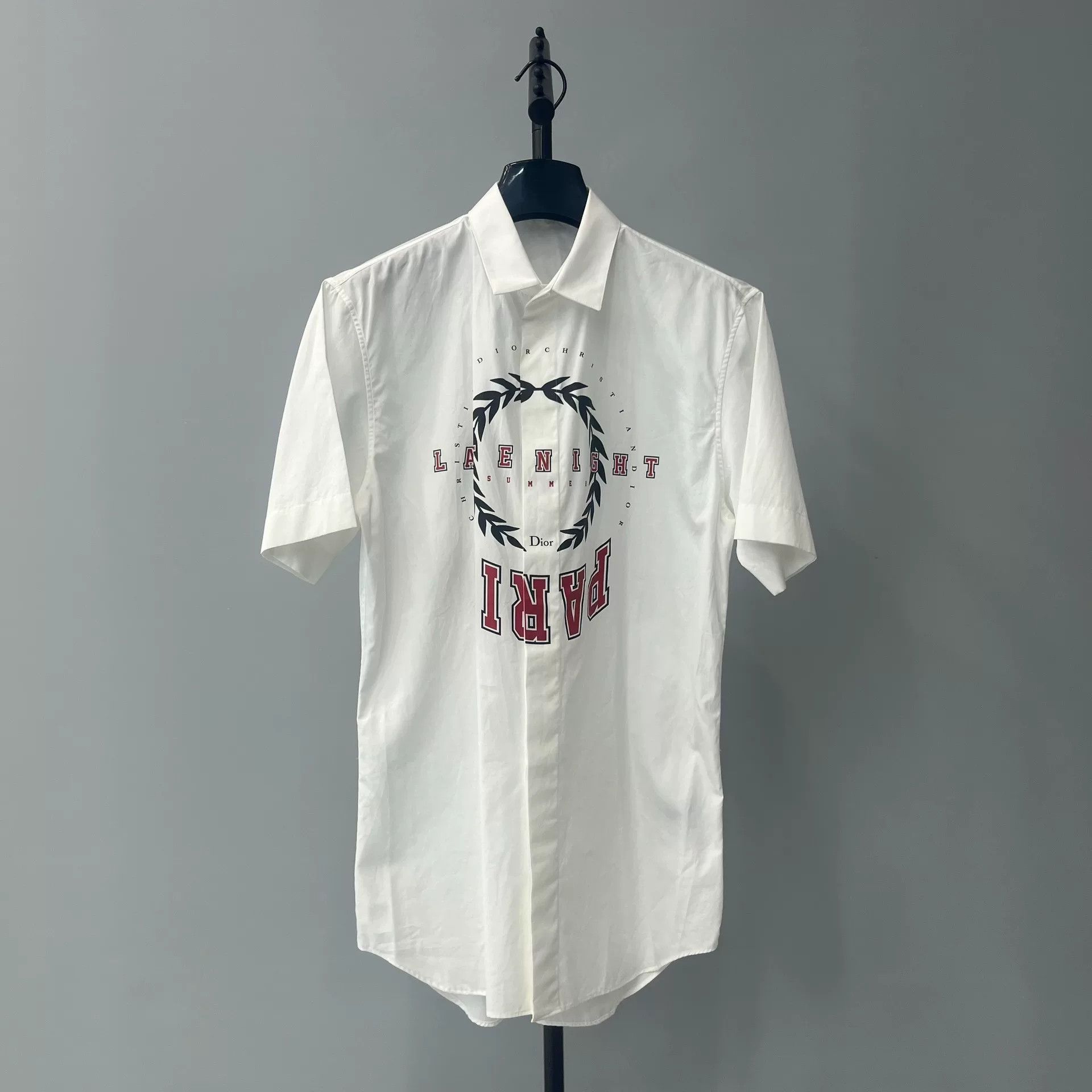 Dior dior white printed short sleeve t-shirt Size US M / EU 48-50 / 2 - 1 Thumbnail