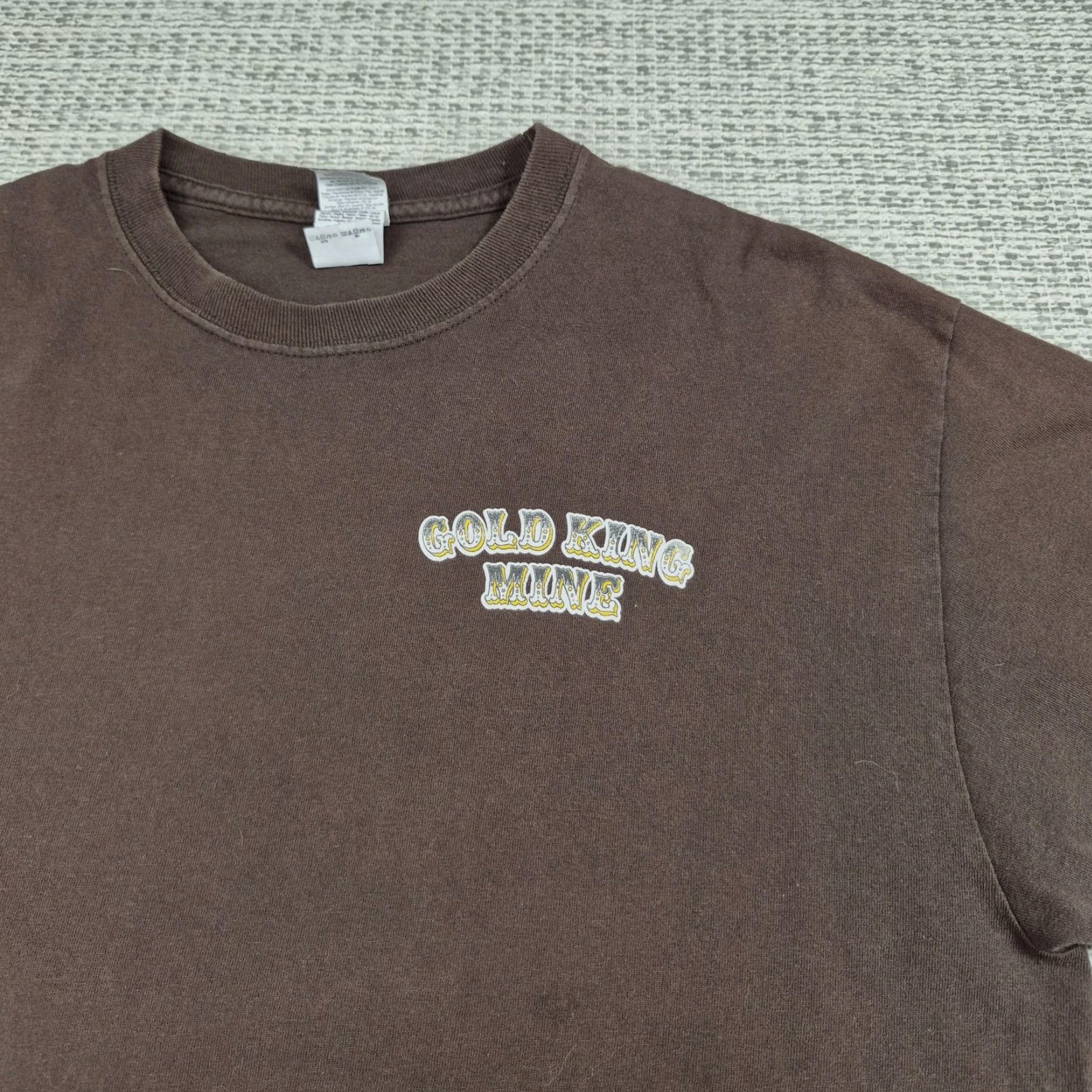 Gildan Gildan Gold King Mine Shirt Mens Large Brown Jerome Arizona Truck Graphic Tee Shirt Mens L Brown Graphic Tee USA Souvenir blue Truck 90s? Size US L / EU 52-54 / 3 - 6 Thumbnail