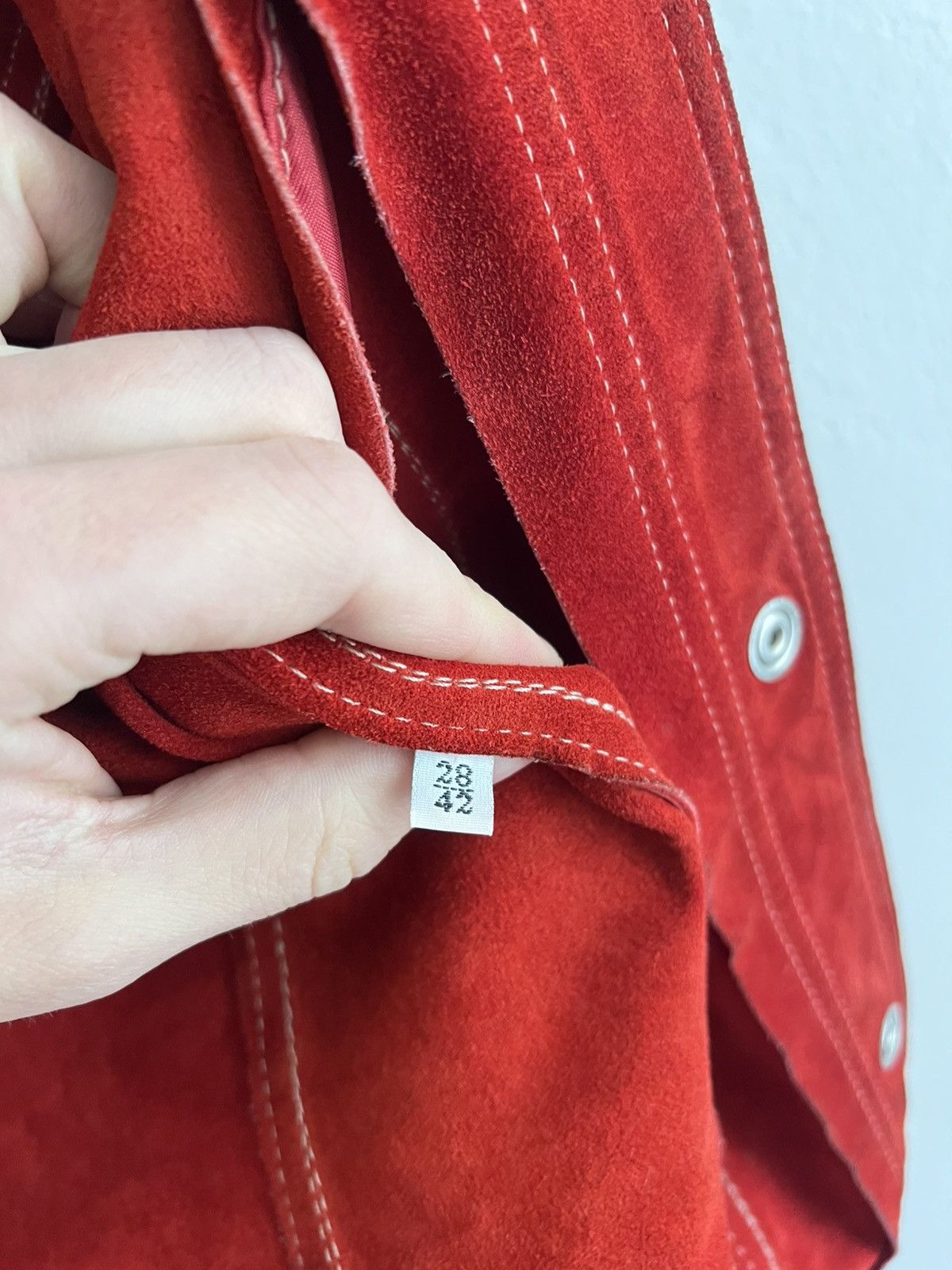 Dolce & Gabbana Vintage Dolce & Gabbana suede button up jacket Size L / US 10 / IT 46 - 7 Thumbnail