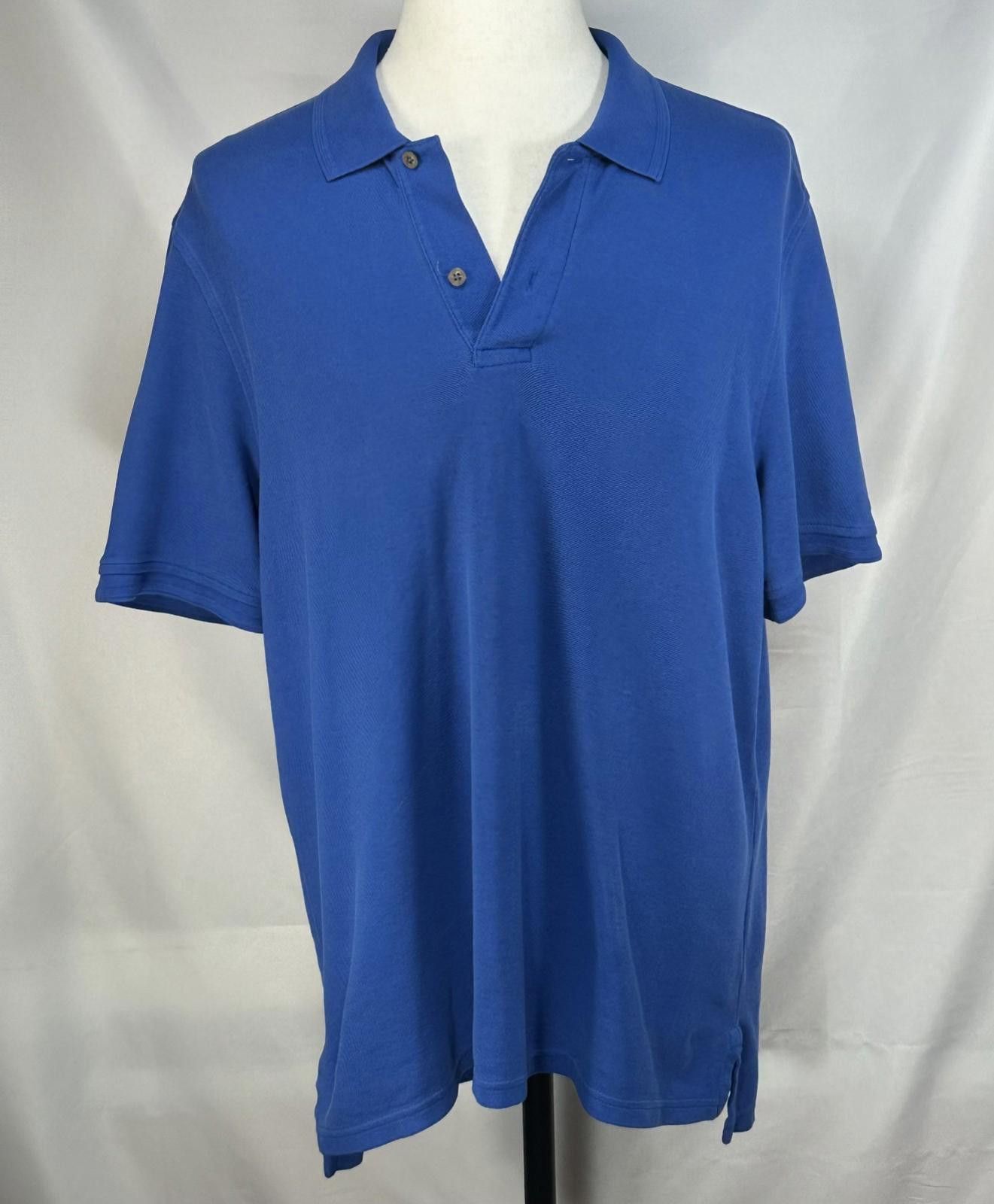 Jos. A. Bank Jos A Bank 1/4 Button Traveler Traditional Polo Blue Mens L Size US L / EU 52-54 / 3 - 1 Thumbnail