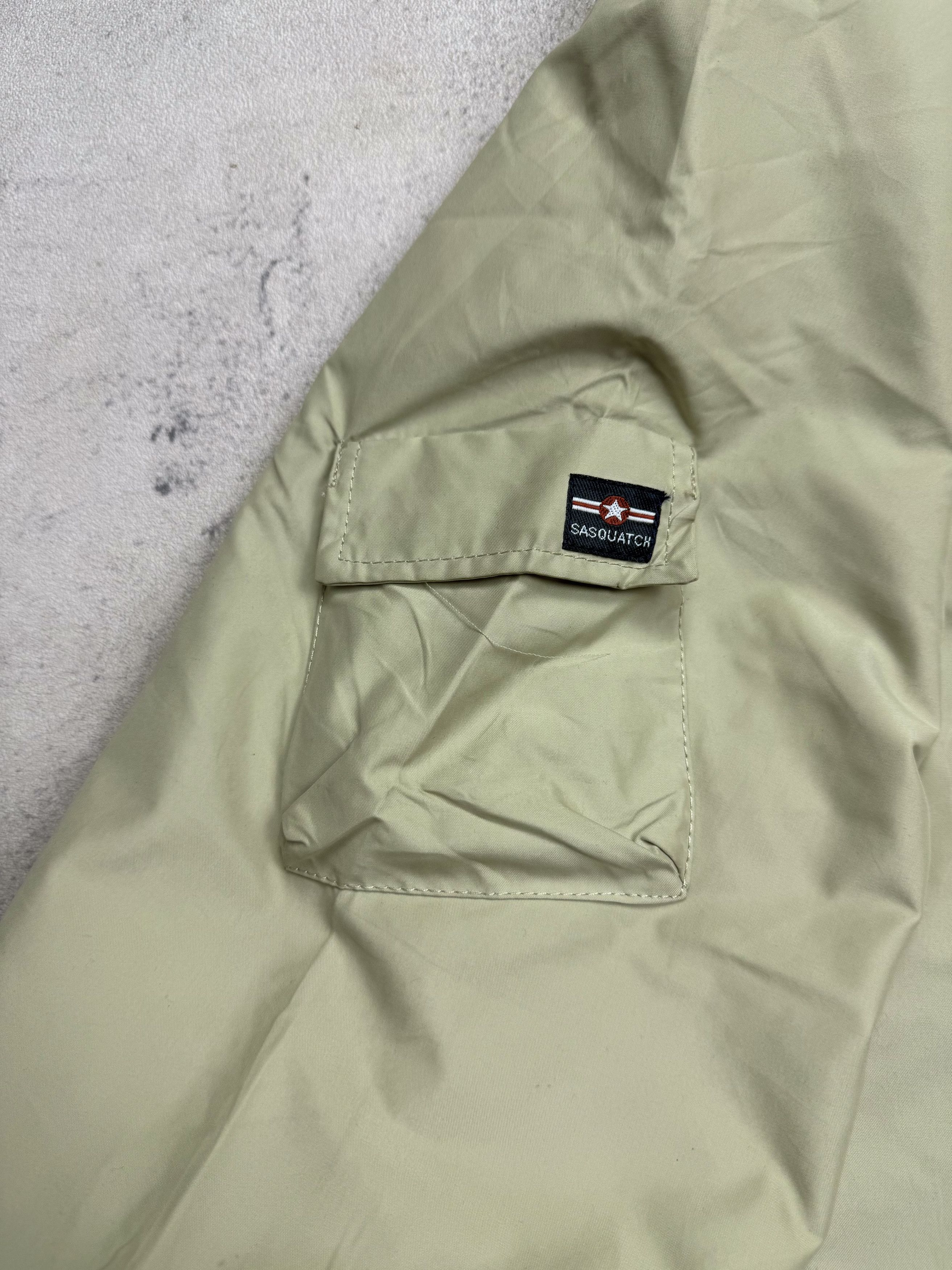 Japanese Brand Sasquatch Techwear Minimalist Beige Anorak Pullover Jacket Size US L / EU 52-54 / 3 - 5 Thumbnail