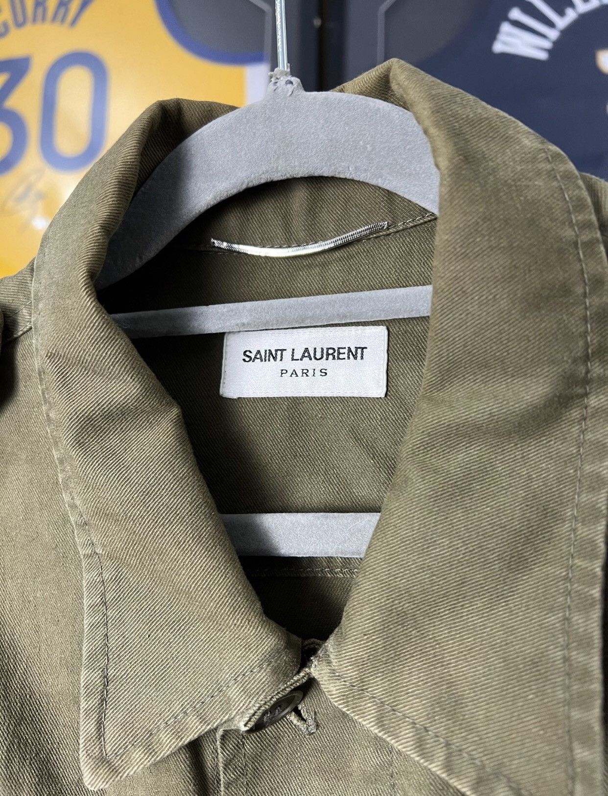 Saint Laurent Paris × Yves Saint Laurent Saint Laurent Shark workwear jacket2412-Nextarrow Size US M / EU 48-50 / 2 - 4 Thumbnail