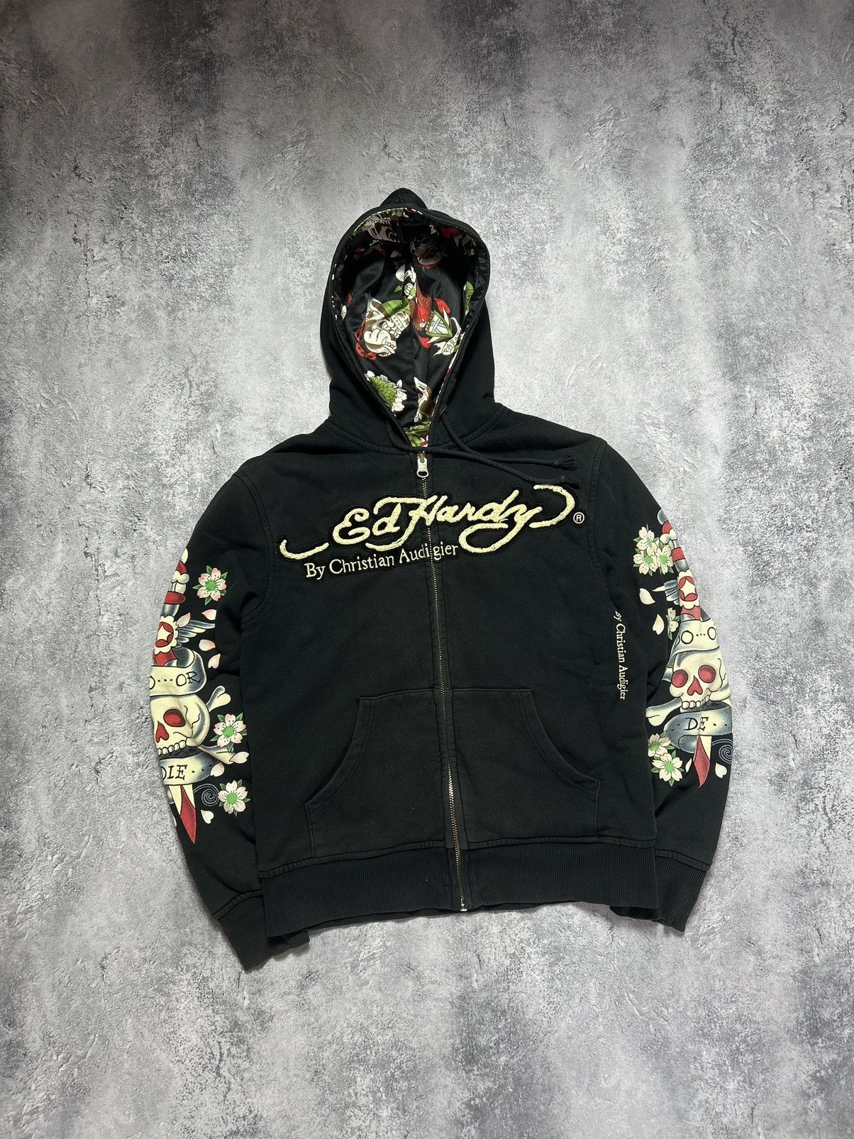 Vintage ed hardy hoodie sale