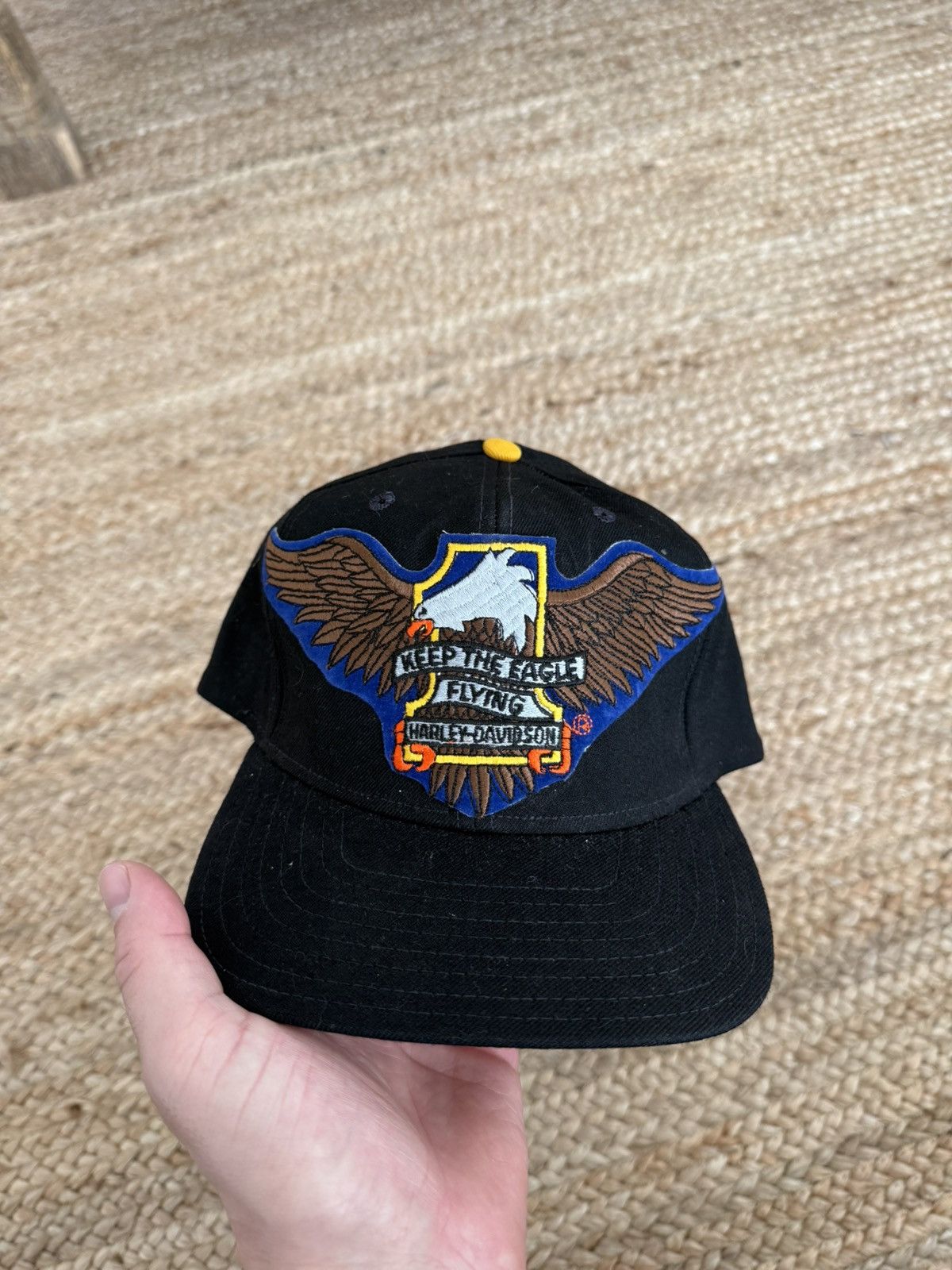 Harley Davidson Vintage Harley Davidson Hat Size ONE SIZE - 1 Thumbnail