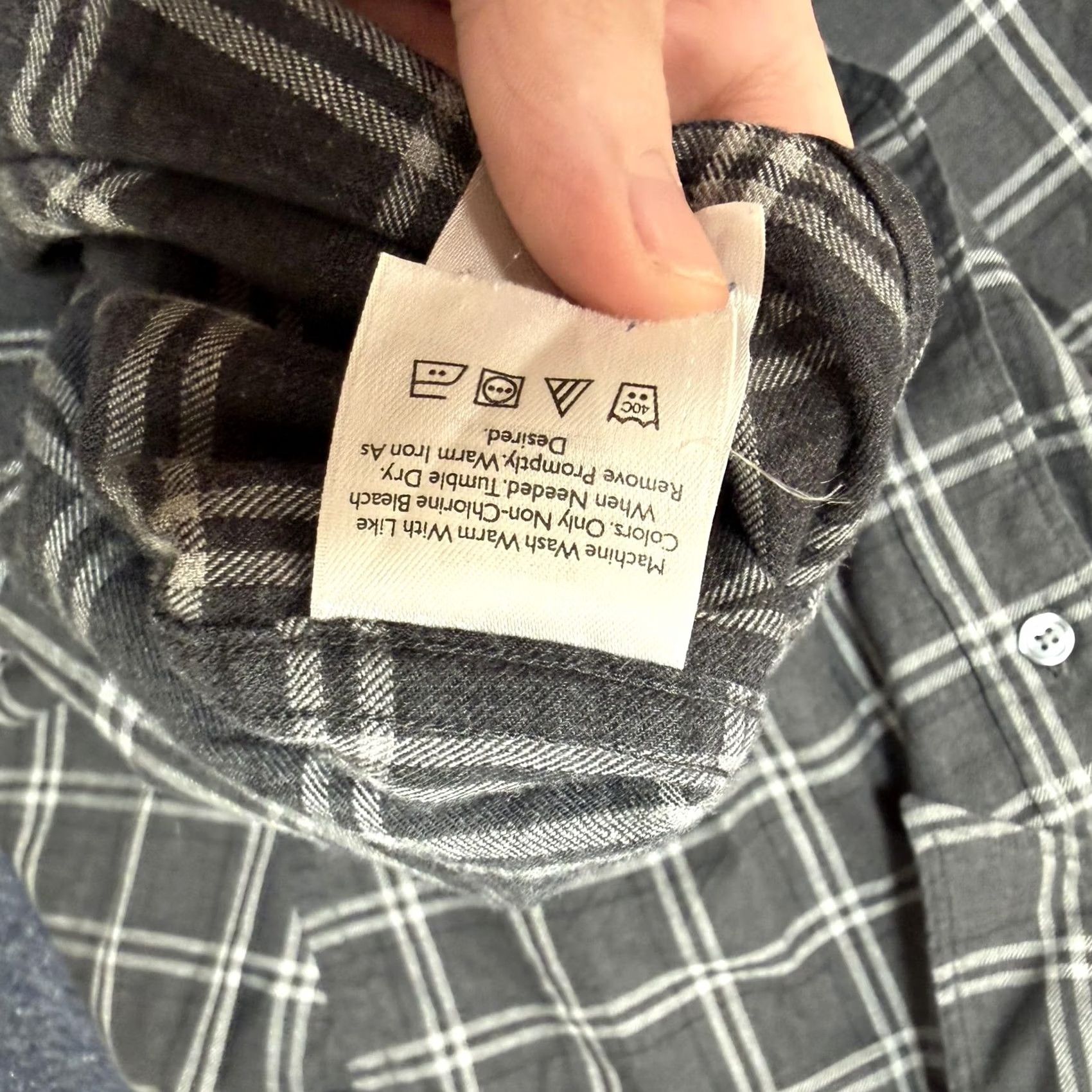 Eddie Bauer Eddie Bauer Shirt Mens Large Gray Plaid Flannel Long Sleeve Button Up Casual Size US L / EU 52-54 / 3 - 4 Thumbnail