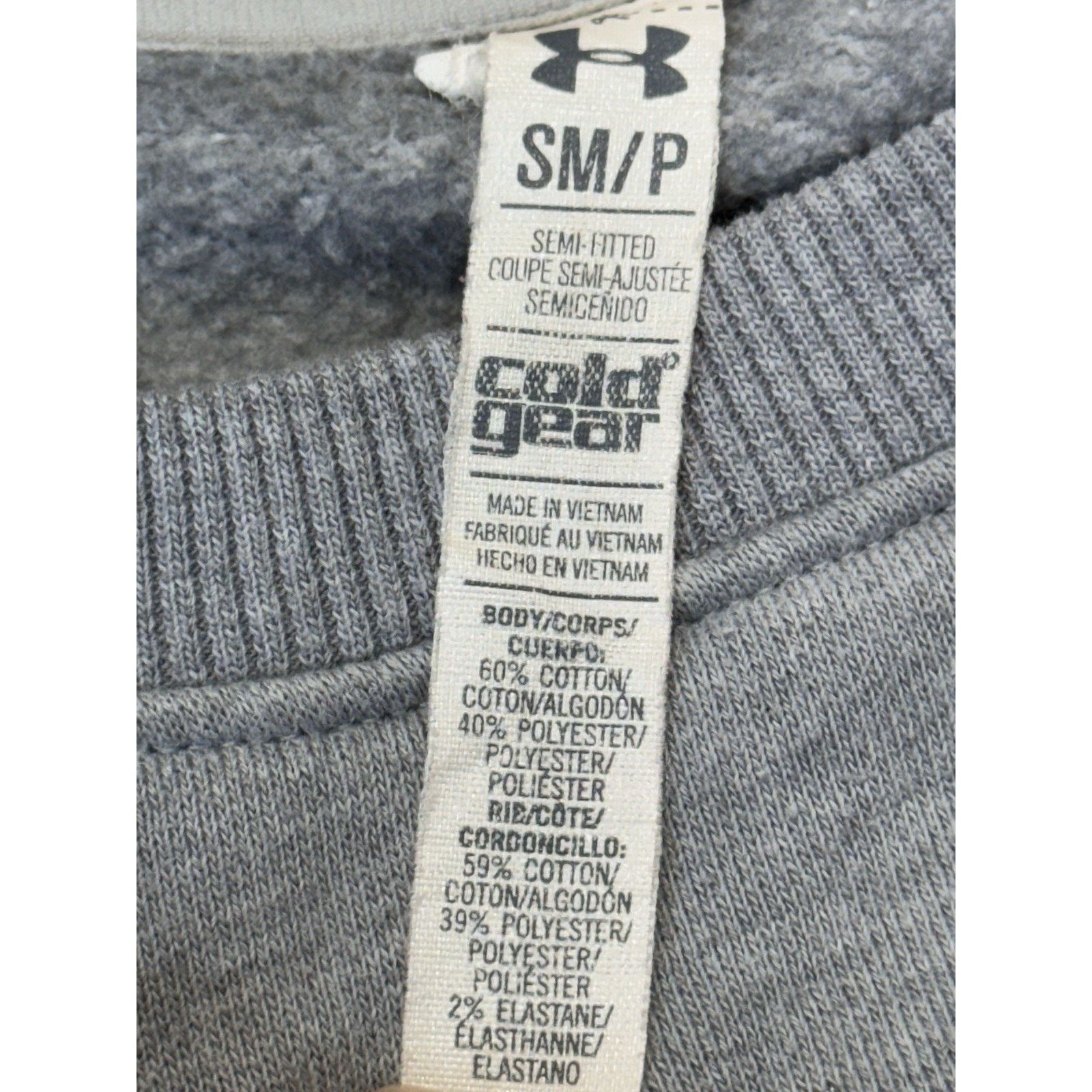 Under Armour Under Armour Sweatshirt Women’s Small Grey Cold Gear Gray Size S / US 4 / IT 40 - 8 Thumbnail