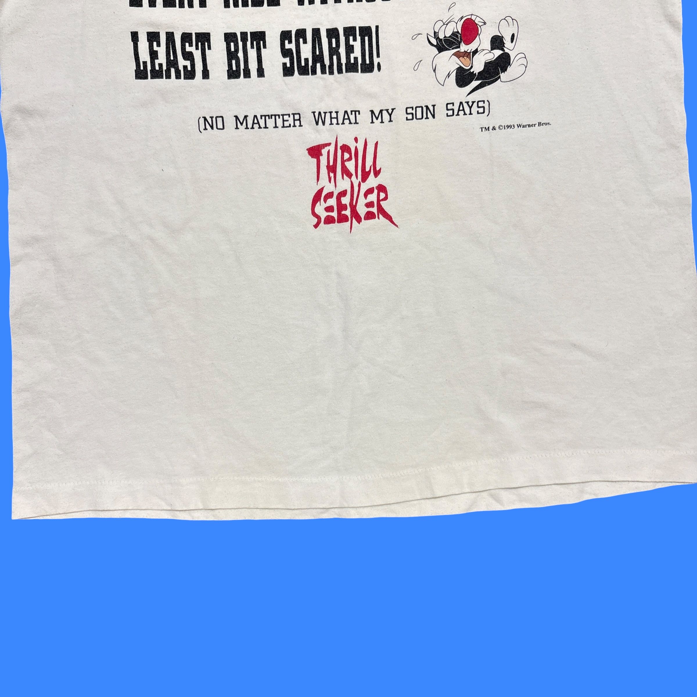 Cartoon Network Vintage Sylvester Shirt 1993 Six Flags 90s Single Stitch Size US L / EU 52-54 / 3 - 11 Thumbnail