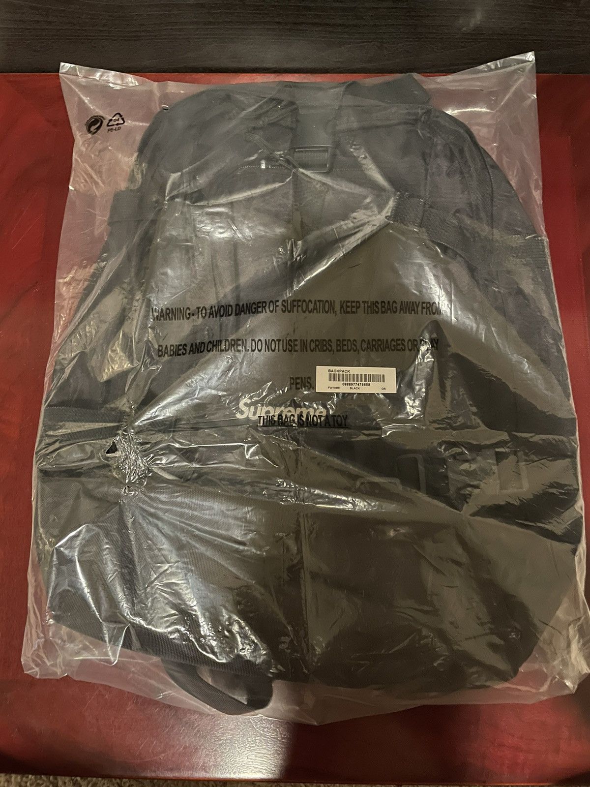 Supreme FW19 Supreme Backpack Black Grailed