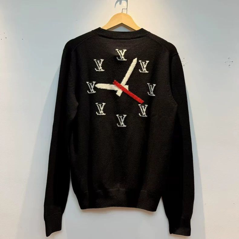 Louis Vuitton lv ss23 black sweater m-2507 Size US M / EU 48-50 / 2 - 2 Thumbnail