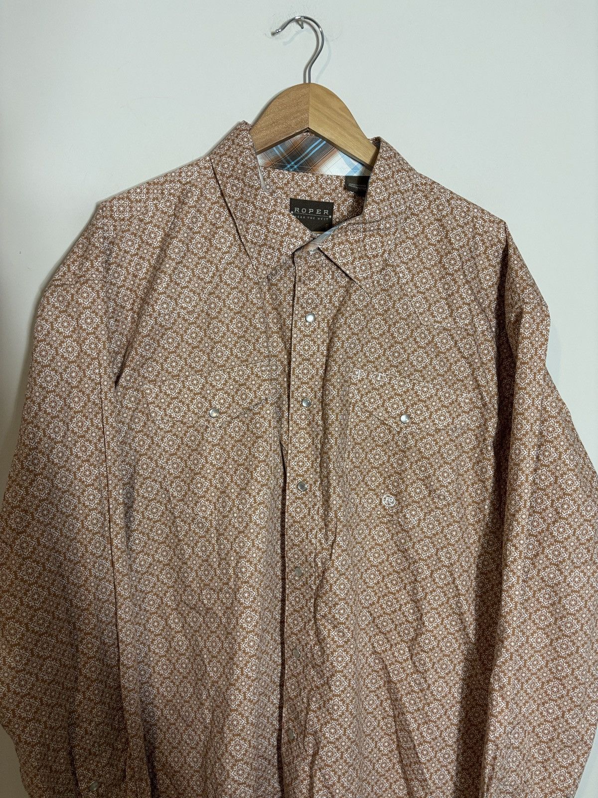 Roper Roper Pearl Snap Western Shirt Men’s XXL Size US XXL / EU 58 / 5 - 1 Thumbnail