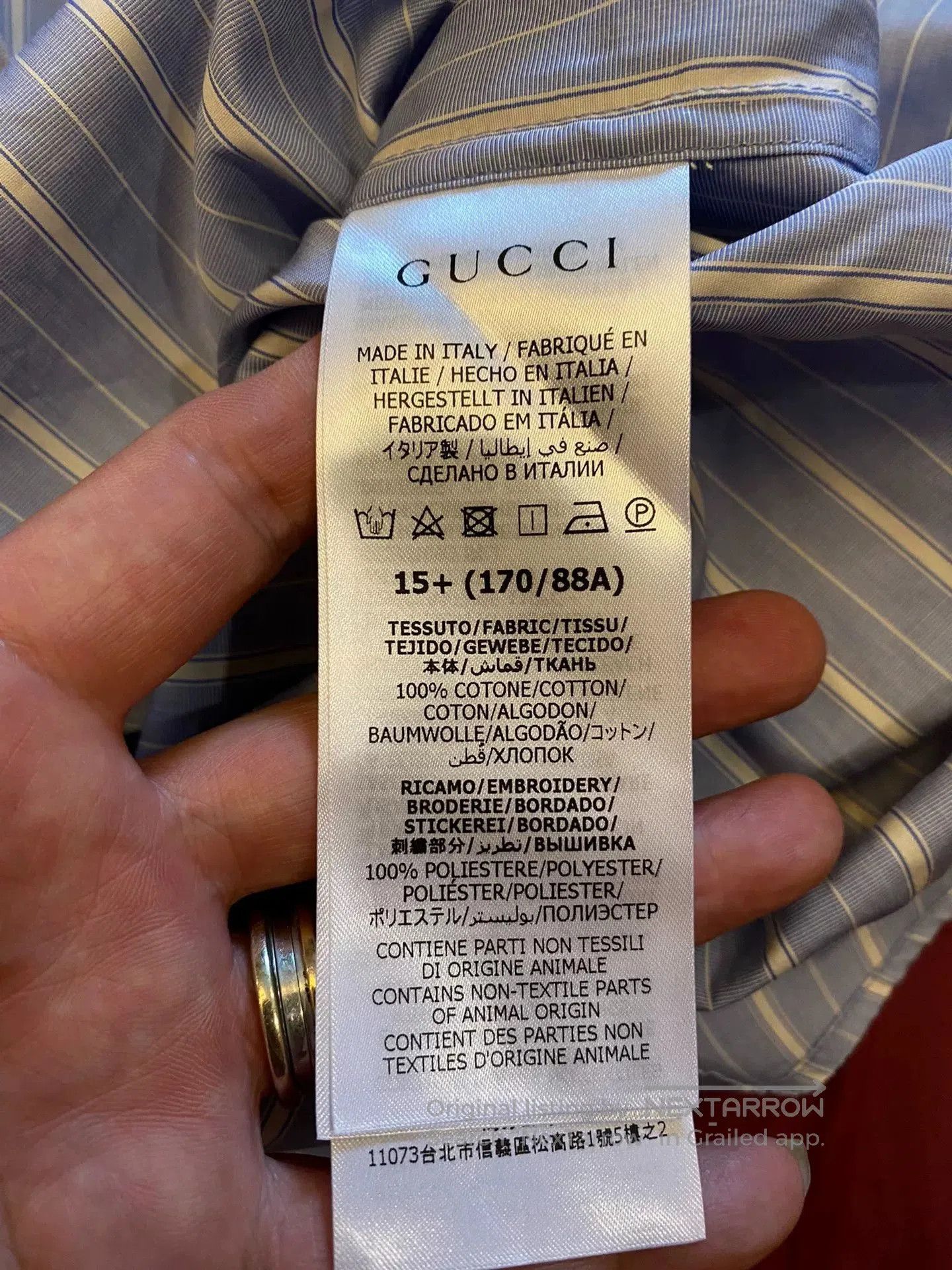 Gucci Gucci Blue White Striped Short. Size US M / EU 48-50 / 2 - 6 Thumbnail