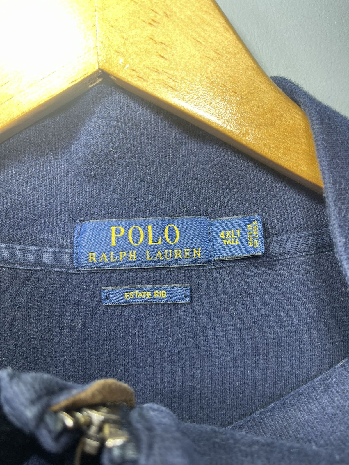 Polo Ralph Lauren Polo Ralph Lauren 4XLT Estate Rib Quarter Zip Big & Tall Size US XXL / EU 58 / 5 - 3 Thumbnail