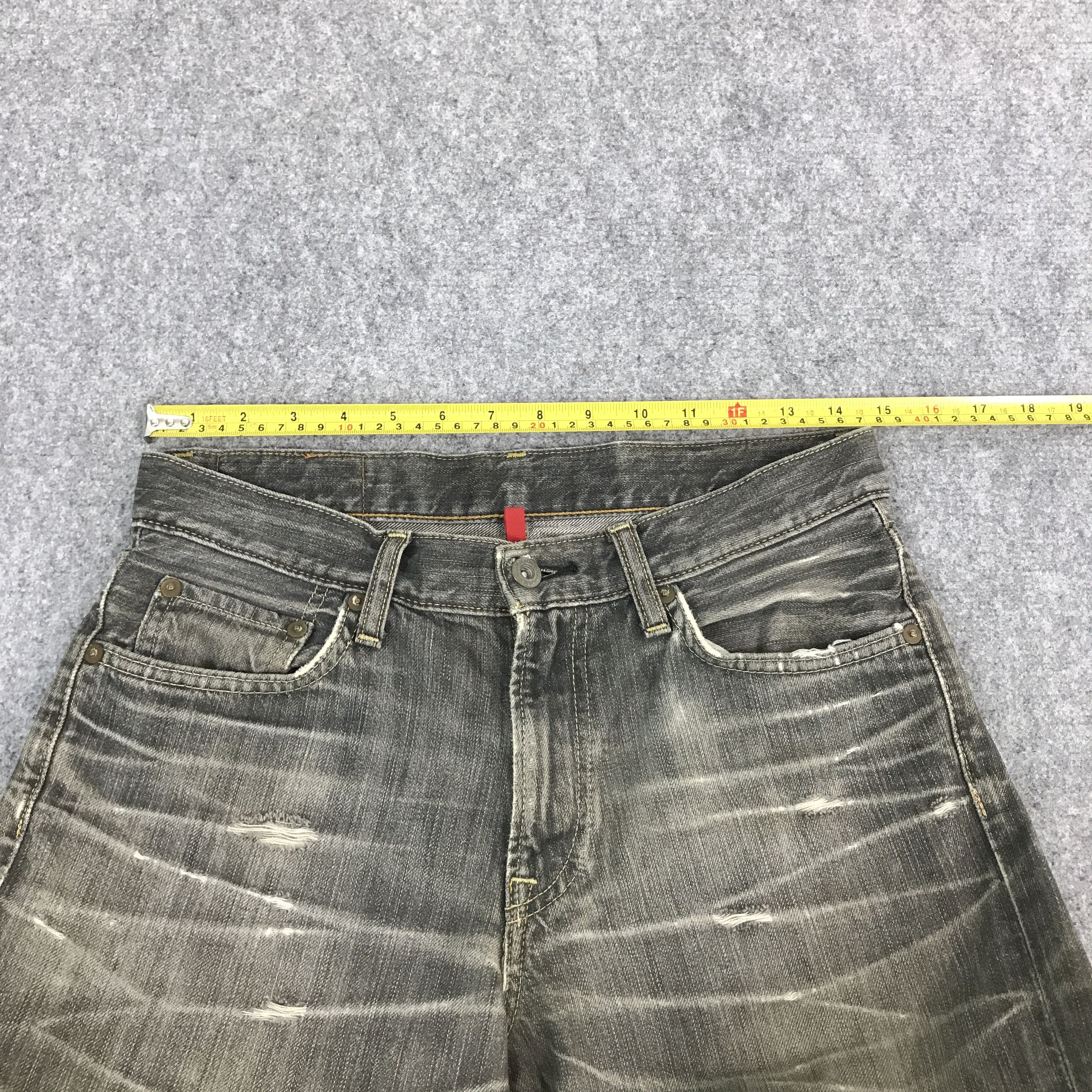 Japanese Brand RUSTY JAPAN UNIQLO DISTRESED DENIM PANTS Size US 29 - 9 Thumbnail