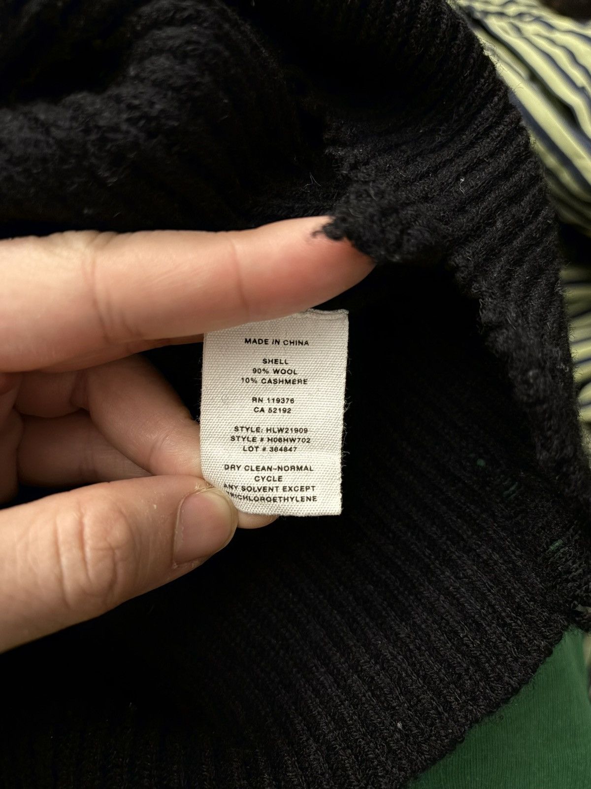 Helmut Lang Helmut Lang Oversized Black Sweater Ragged Knit Size S Size US S / EU 44-46 / 1 - 9 Thumbnail