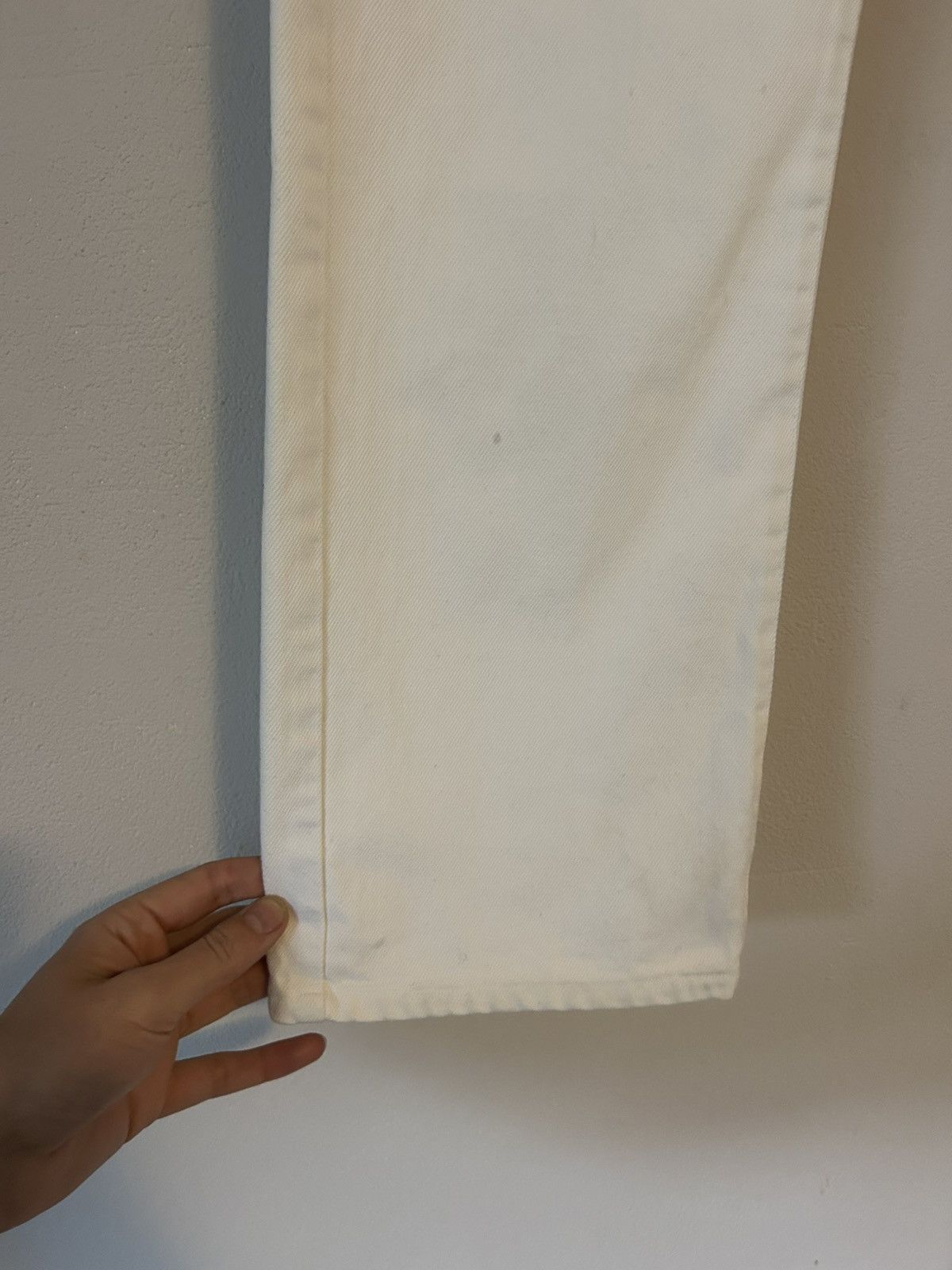 Jil Sander Jil Sander White Denim Jeans - Size 33 Size US 33 - 5 Thumbnail