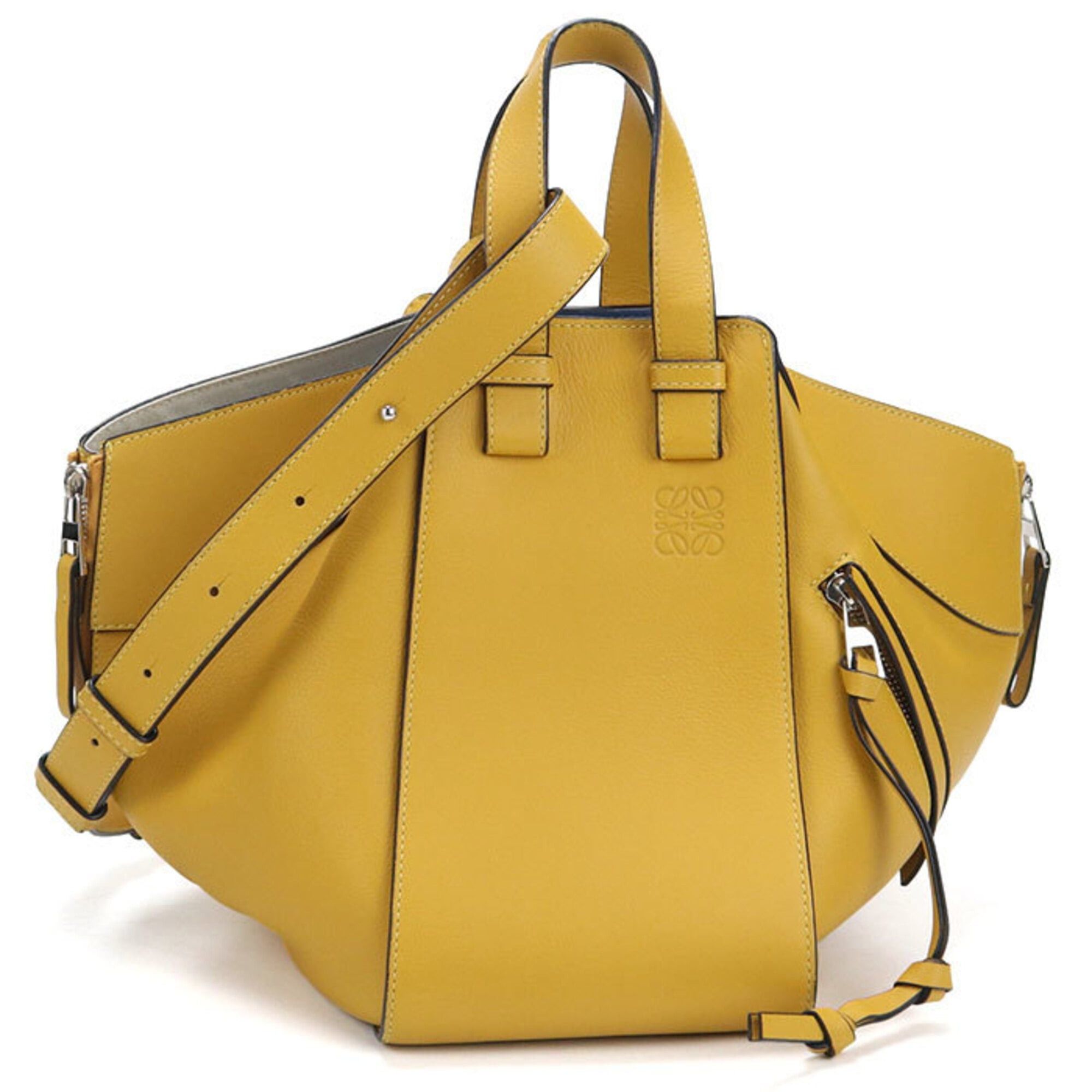 Loewe LOEWE Hammock 2-Way Handbag for Women, Yellow Size ONE SIZE - 1 Thumbnail