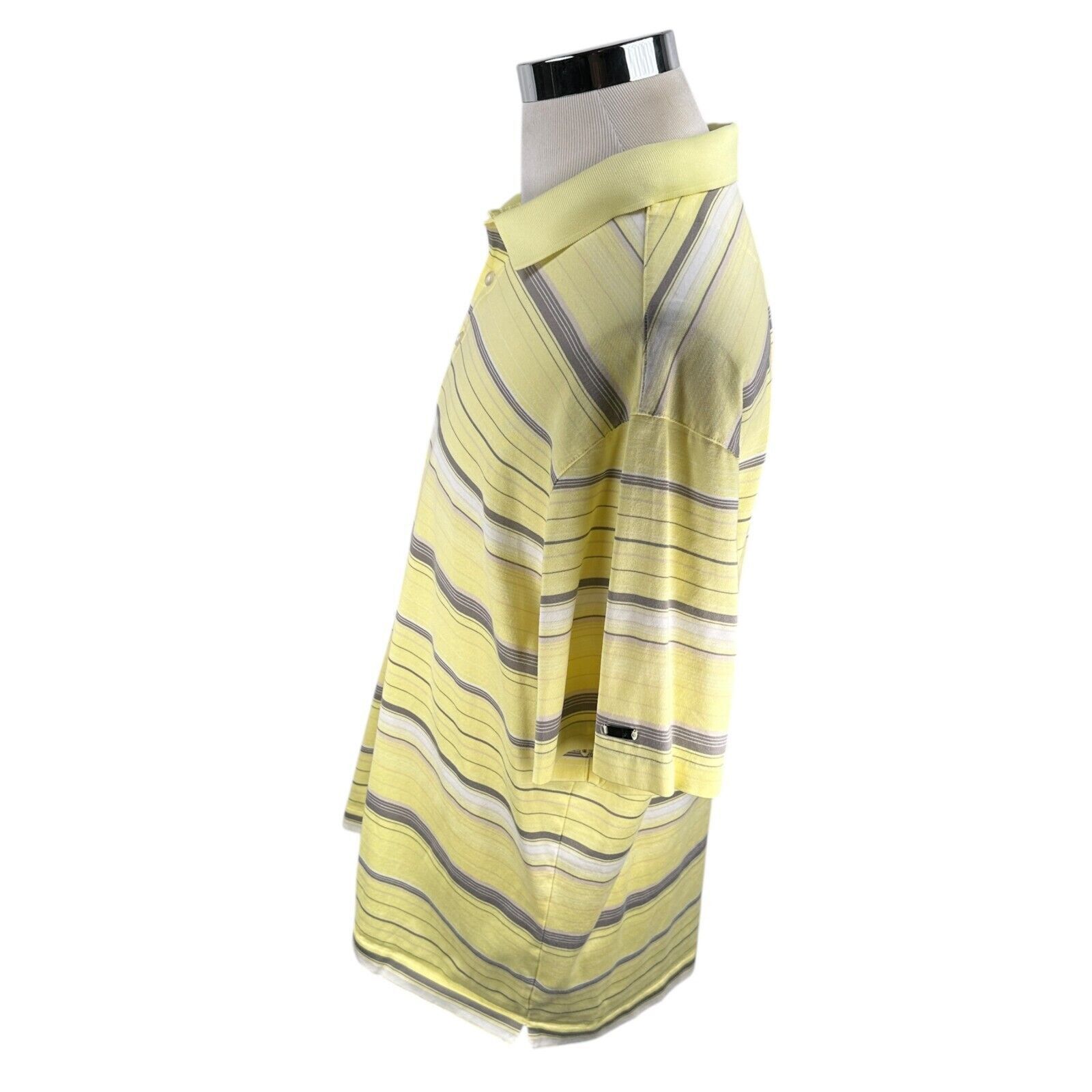 Nike Nike Tiger Woods Polo Shirt Men’s XL Yellow Striped Golf Size US XL / EU 56 / 4 - 4 Thumbnail