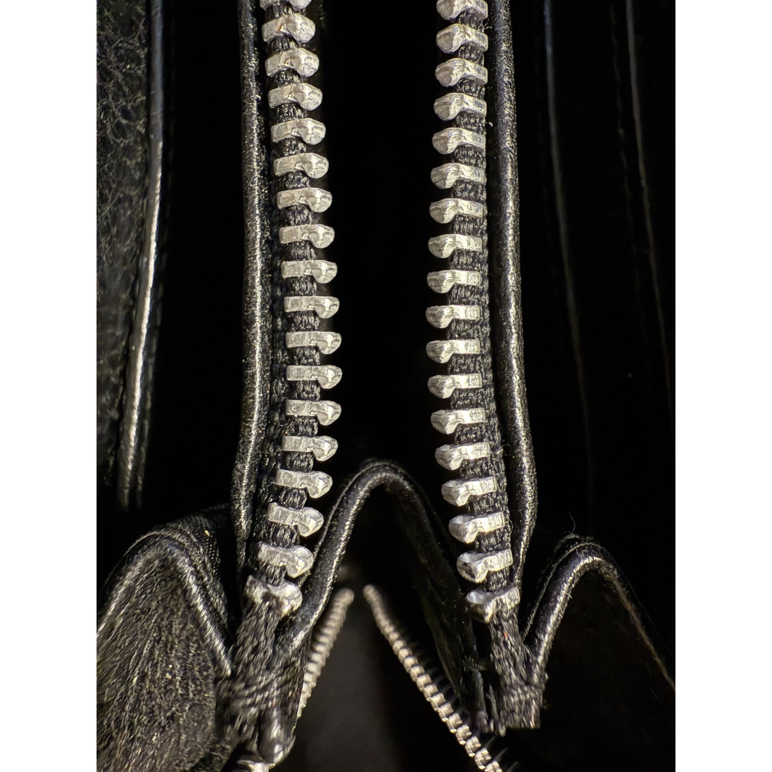 Chrome Hearts Chrome Hearts Red Metallic Leather Zipper Wallet With Cross Size ONE SIZE - 12 Thumbnail
