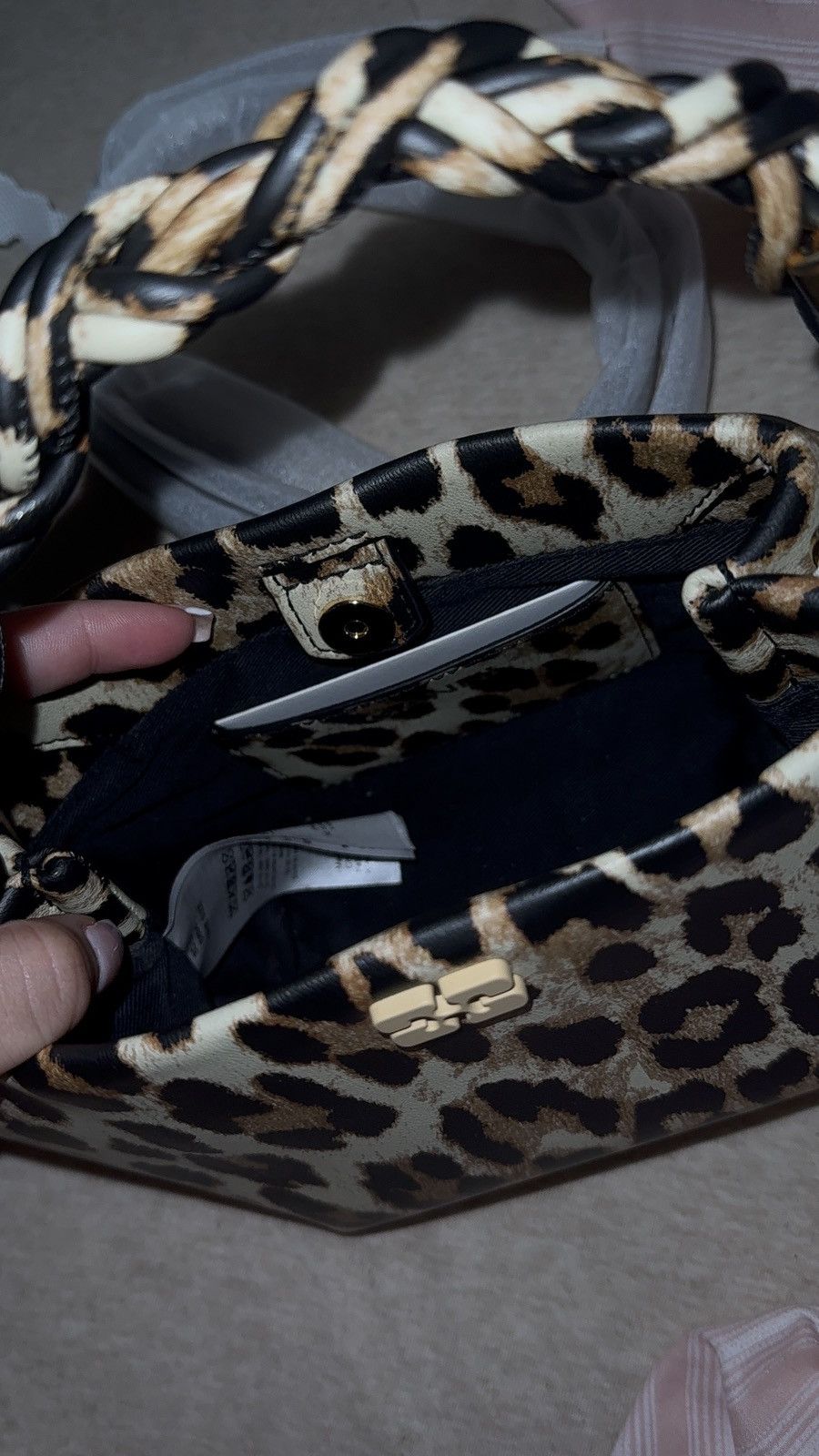 Ganni GANNI Bou Bag Leopard Size ONE SIZE - 4 Thumbnail