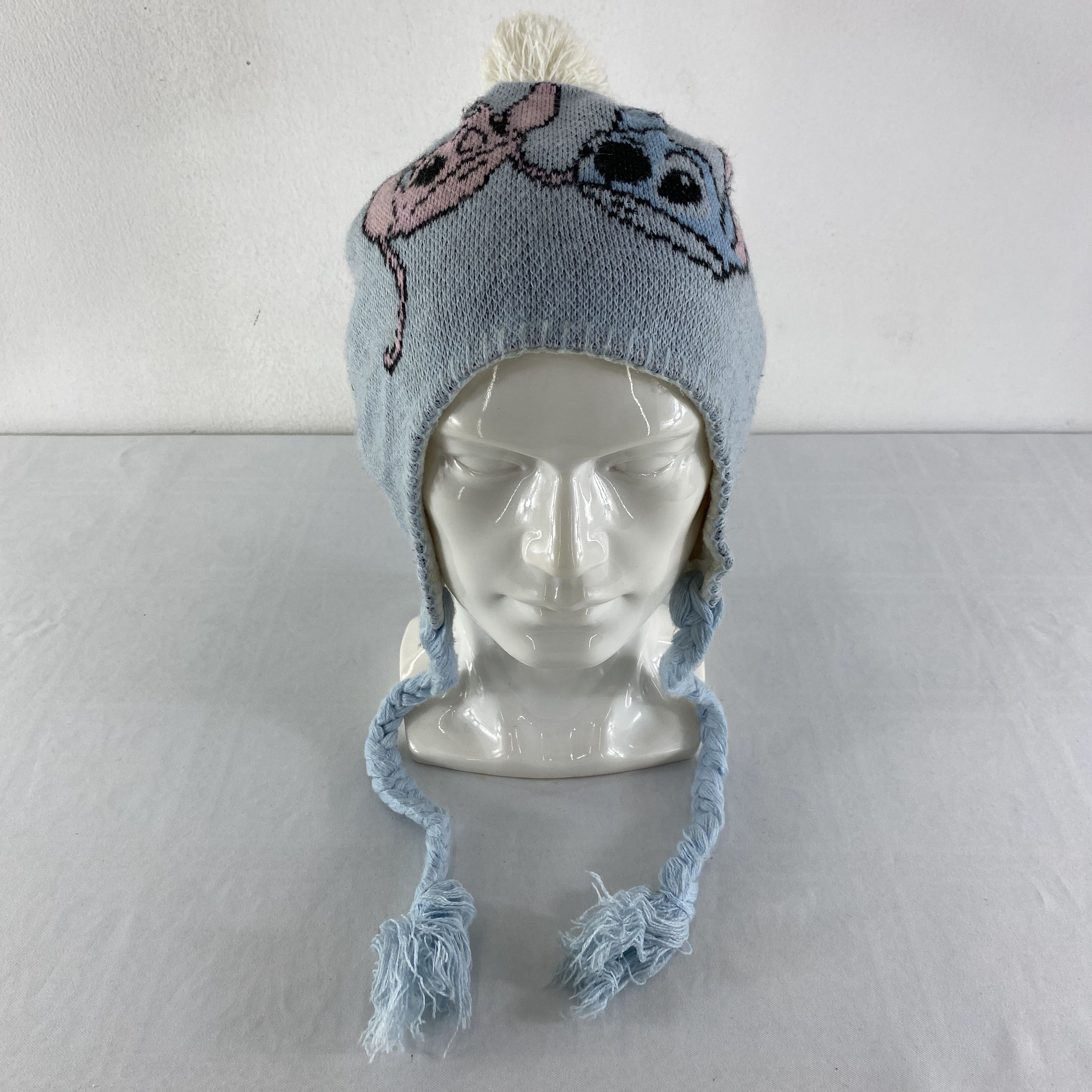 Japanese Brand Disney Stitch Snow Cap Hat Beanie -BN562 Size ONE SIZE - 1 Thumbnail